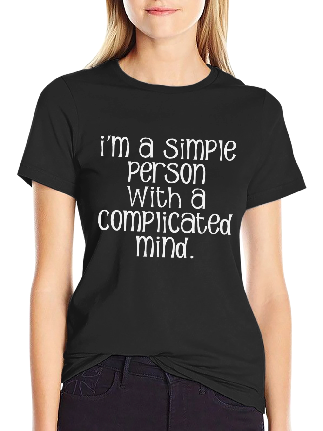 Simple Person Complicated Mind Graphic Tee