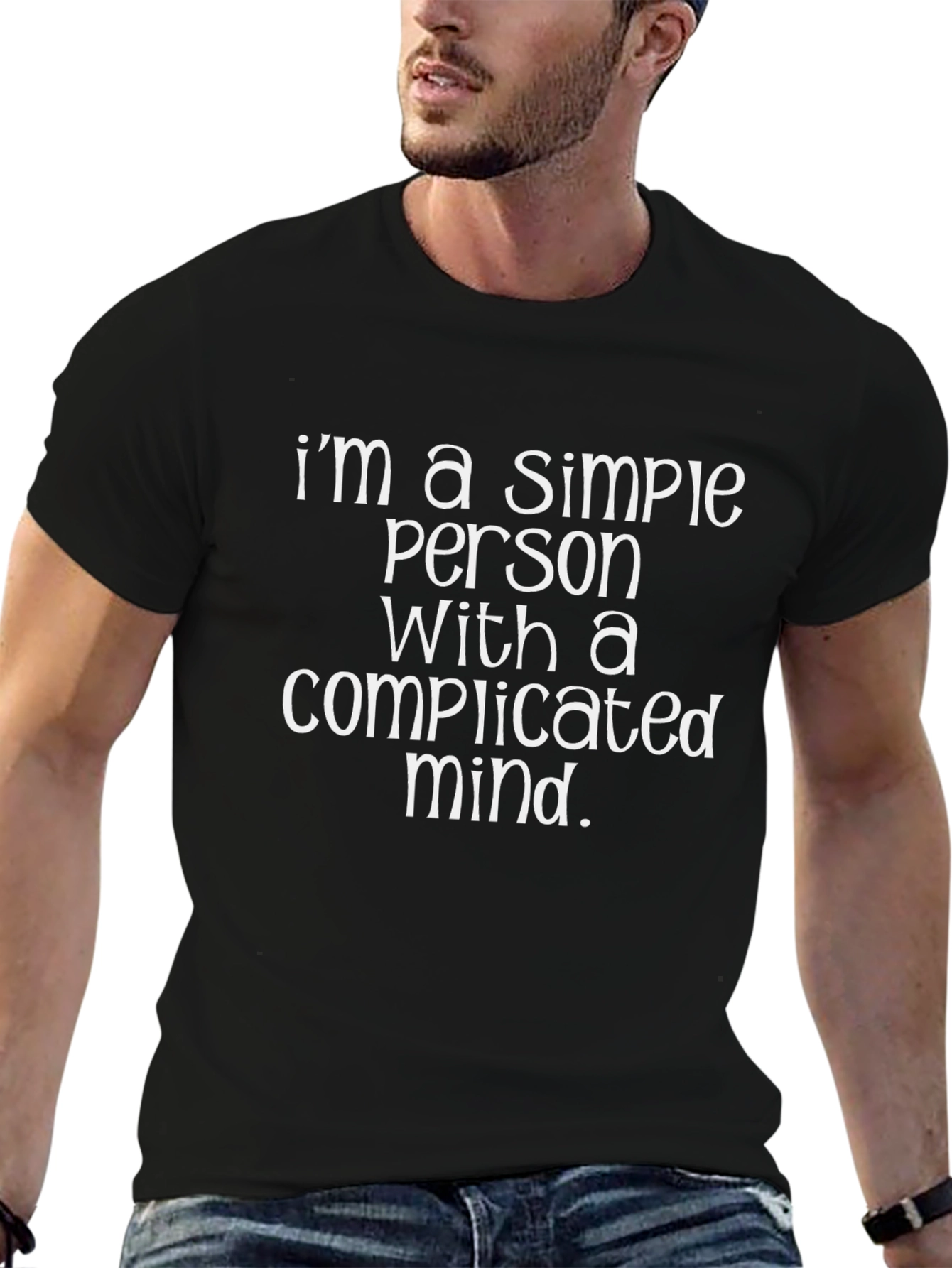 Simple Person Complicated Mind Graphic Tee