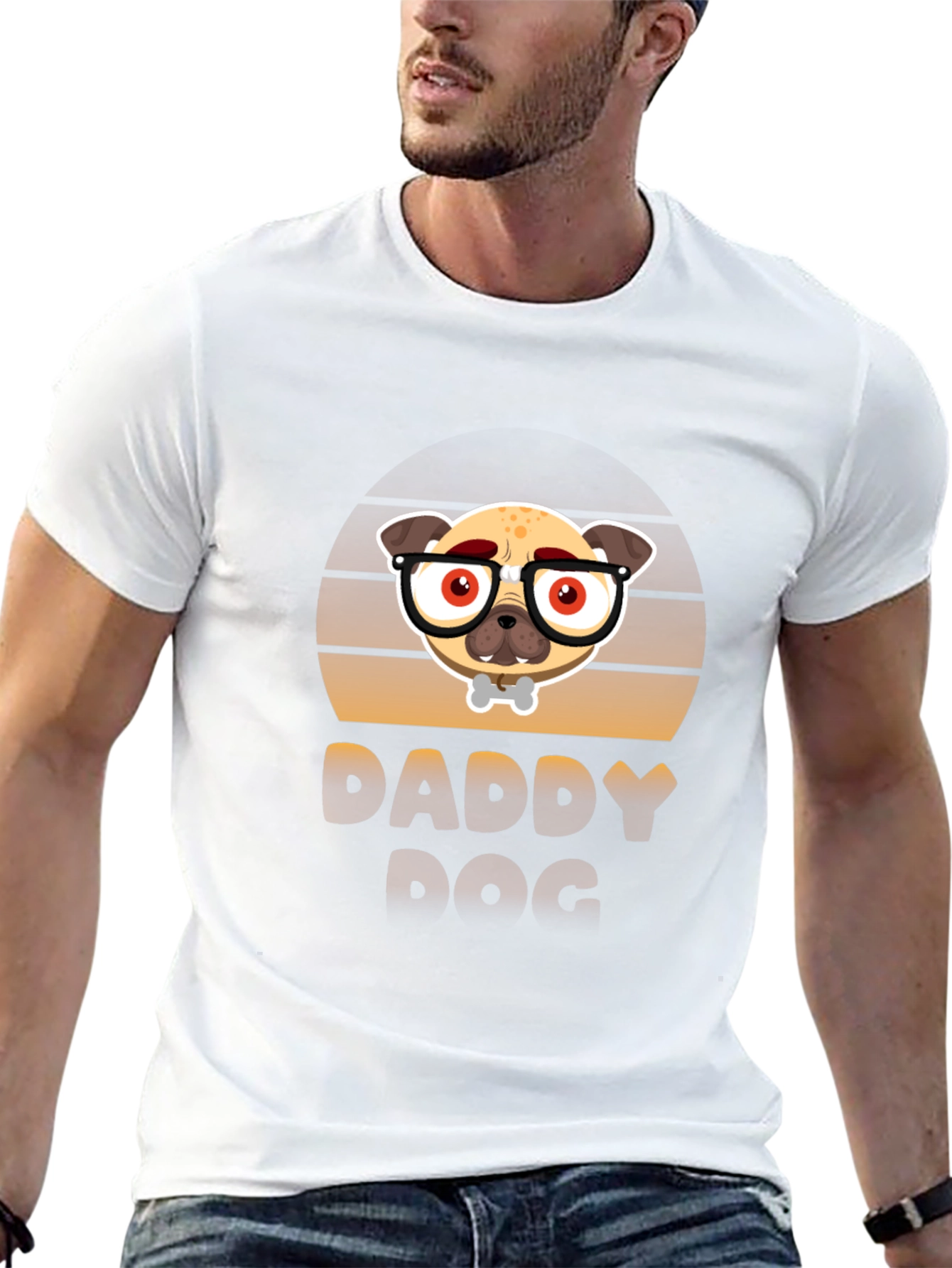 Daddy Dog T-Shirt - Fun Graphic Tee