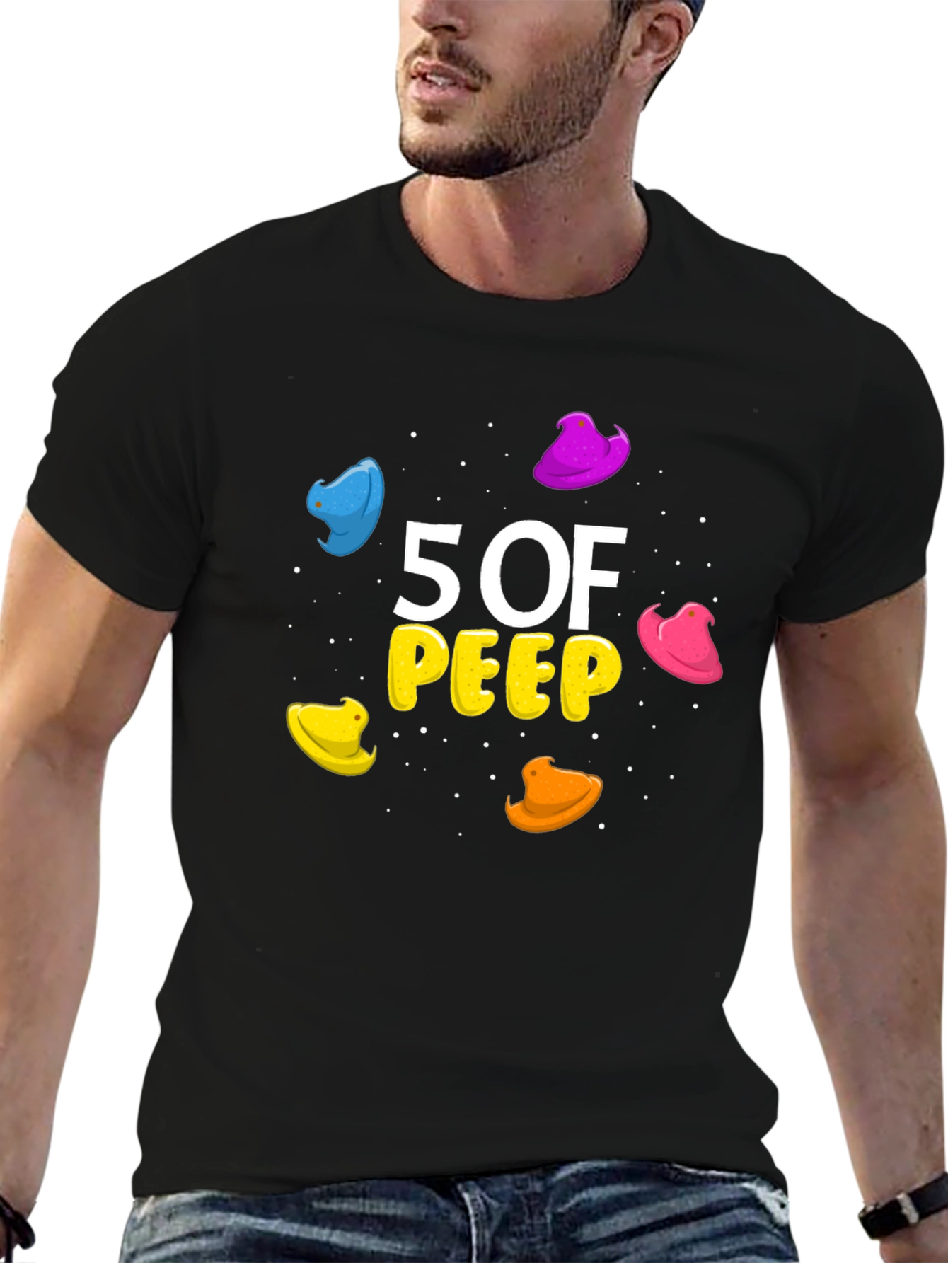 5 of Peep T-Shirt - Easter Design