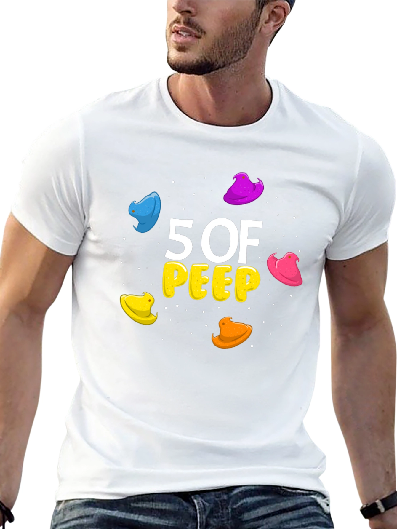 5 of Peep T-Shirt - Easter Design