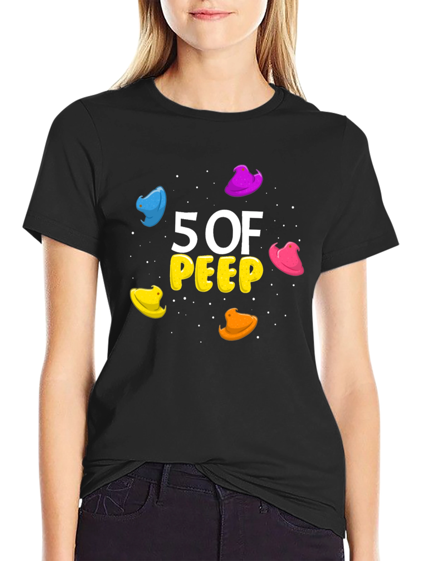 5 of Peep T-Shirt - Easter Design