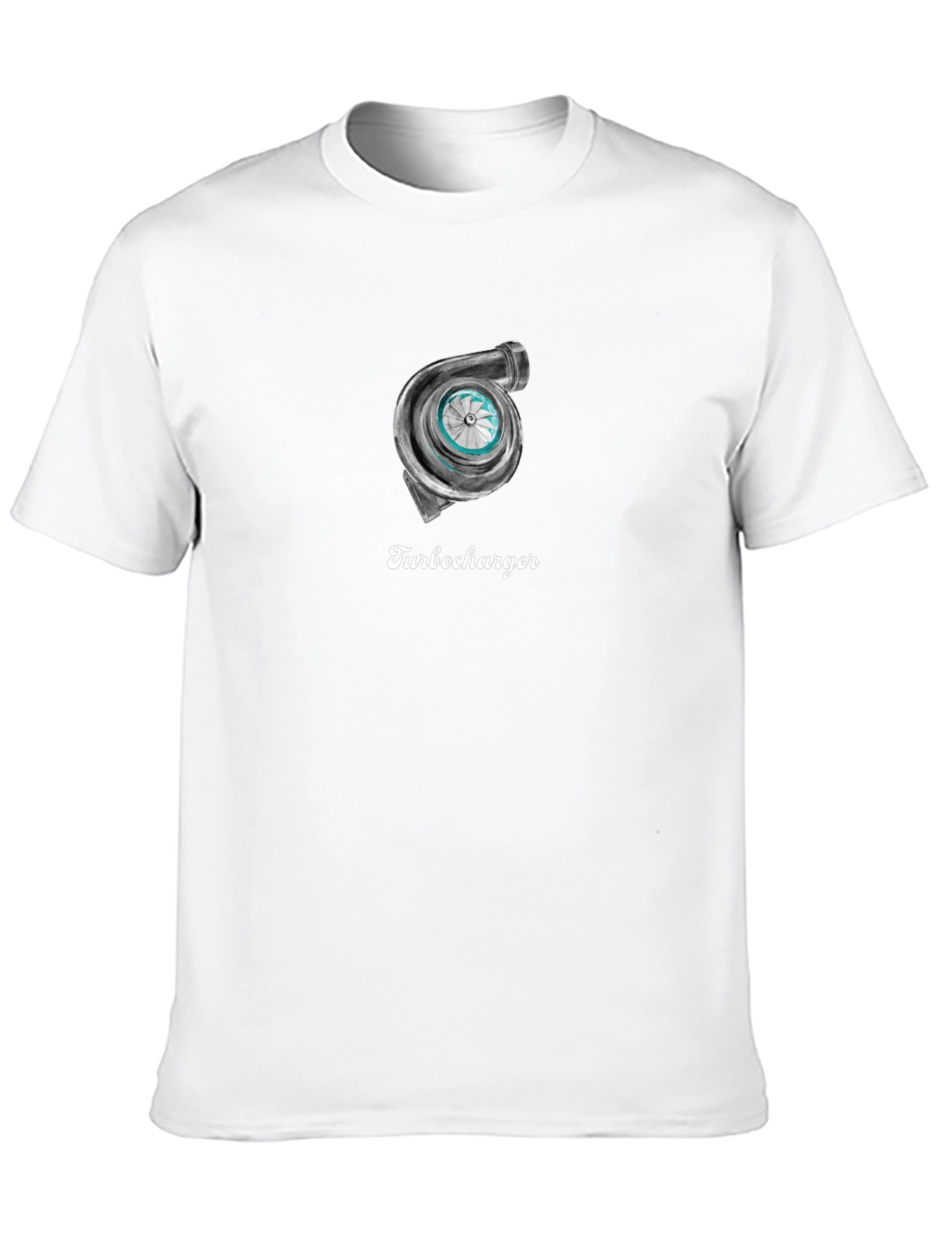 Turbocharger Graphic Tee - Car Enthusiast Design