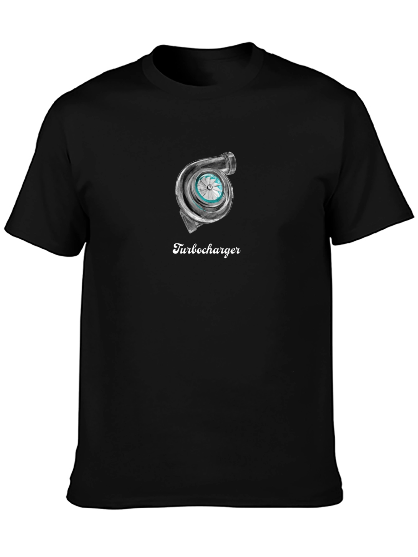Turbocharger Graphic Tee - Car Enthusiast Design