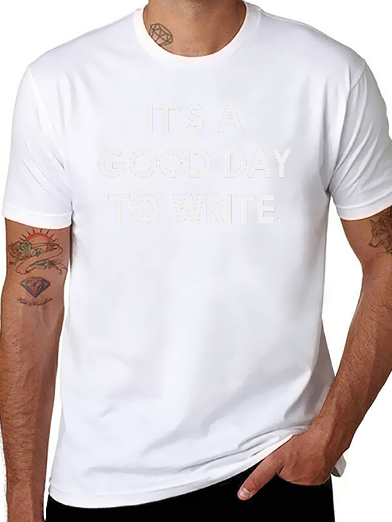Its a Good Day to Write Black T-Shirt