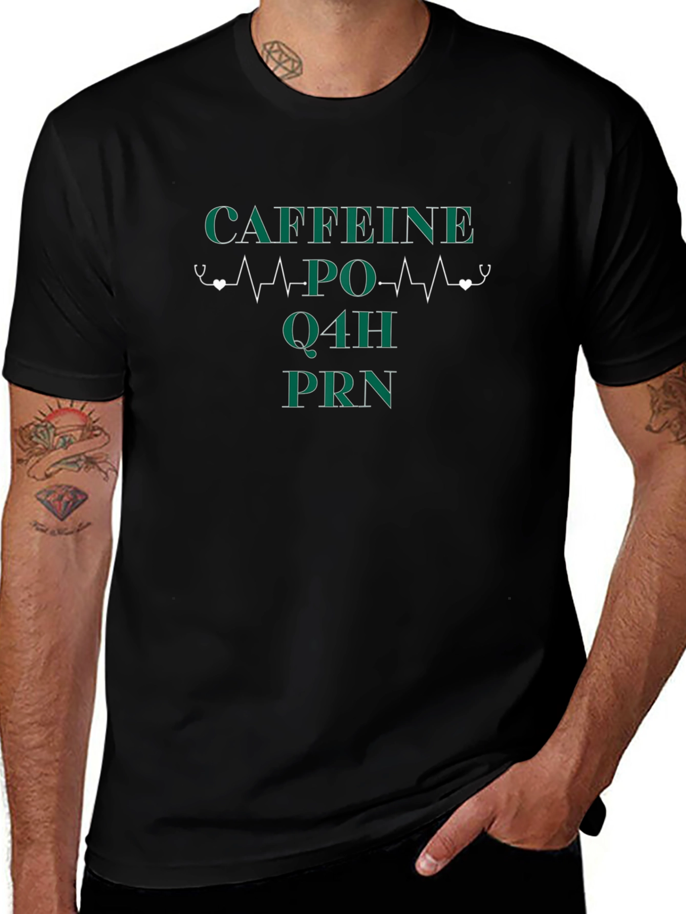 Caffeine PO Q4H PRN Nurse T-Shirt