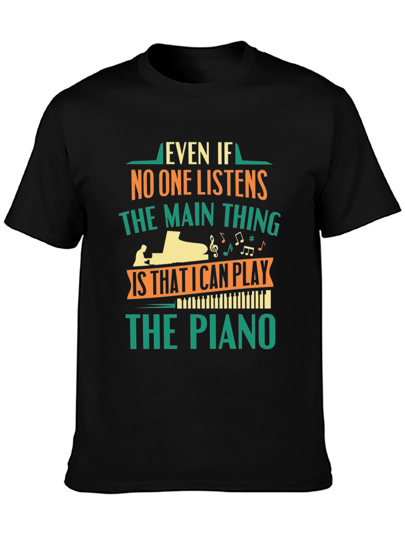 Piano Player T-Shirt - Music Lover Gift
