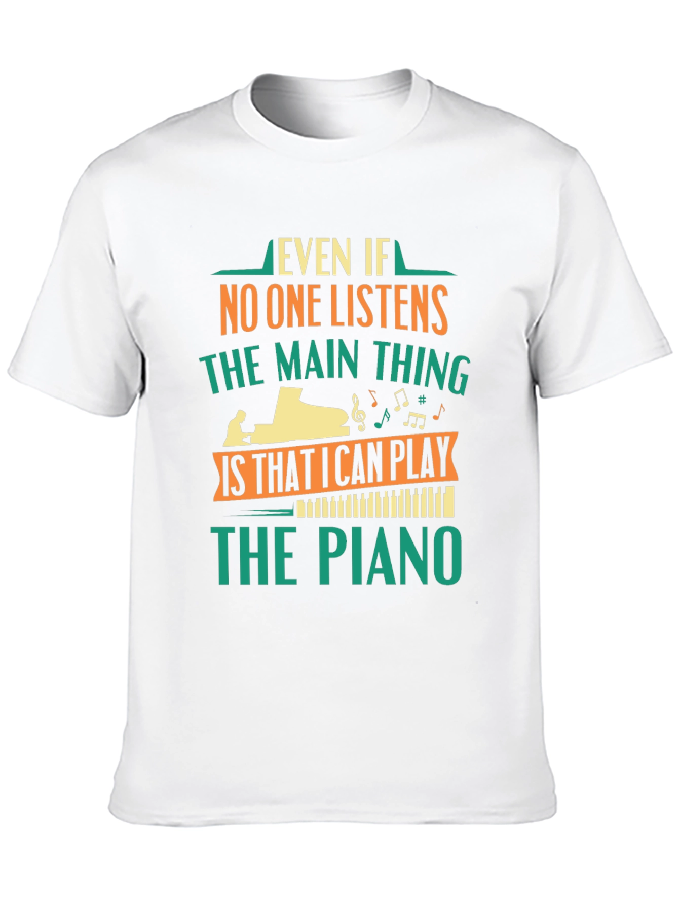 Piano Player T-Shirt - Music Lover Gift