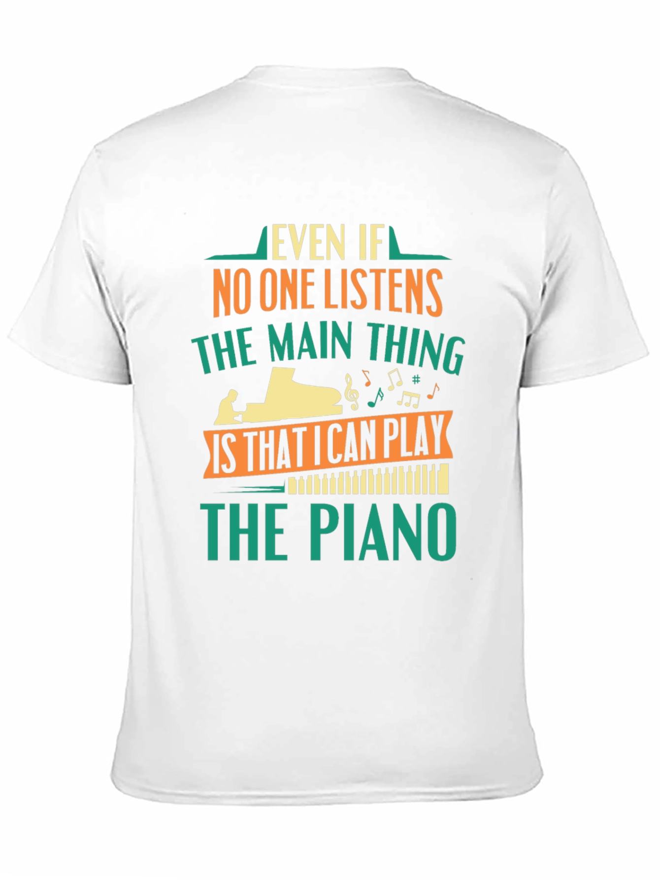 Piano Player T-Shirt - Music Lover Gift