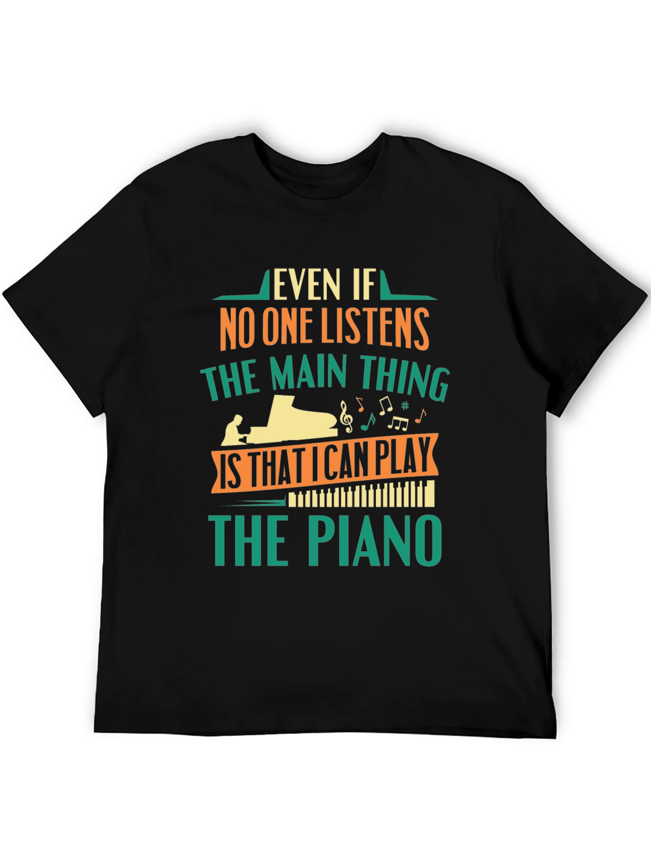 Piano Player T-Shirt - Music Lover Gift
