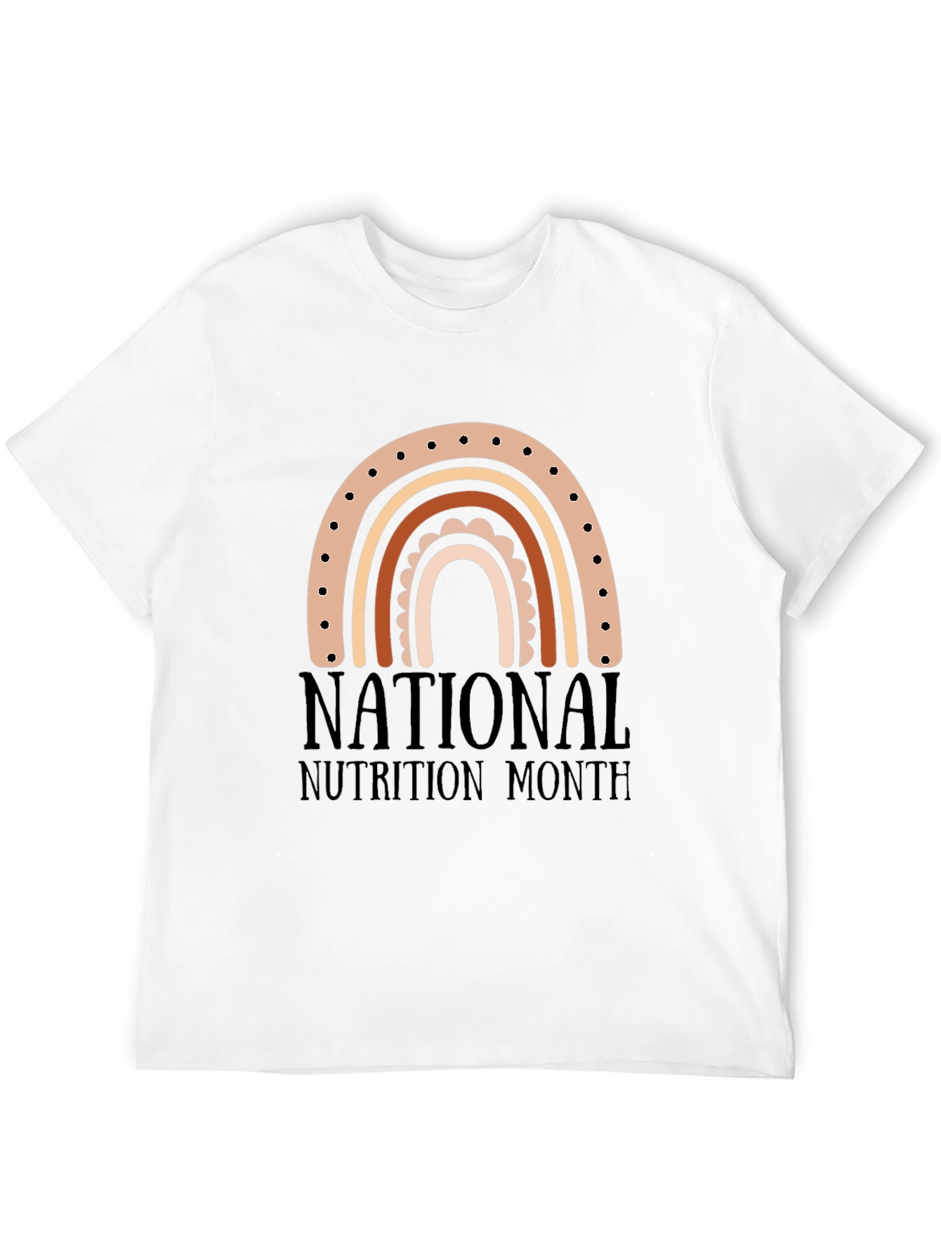 National Nutrition Month Rainbow T-Shirt