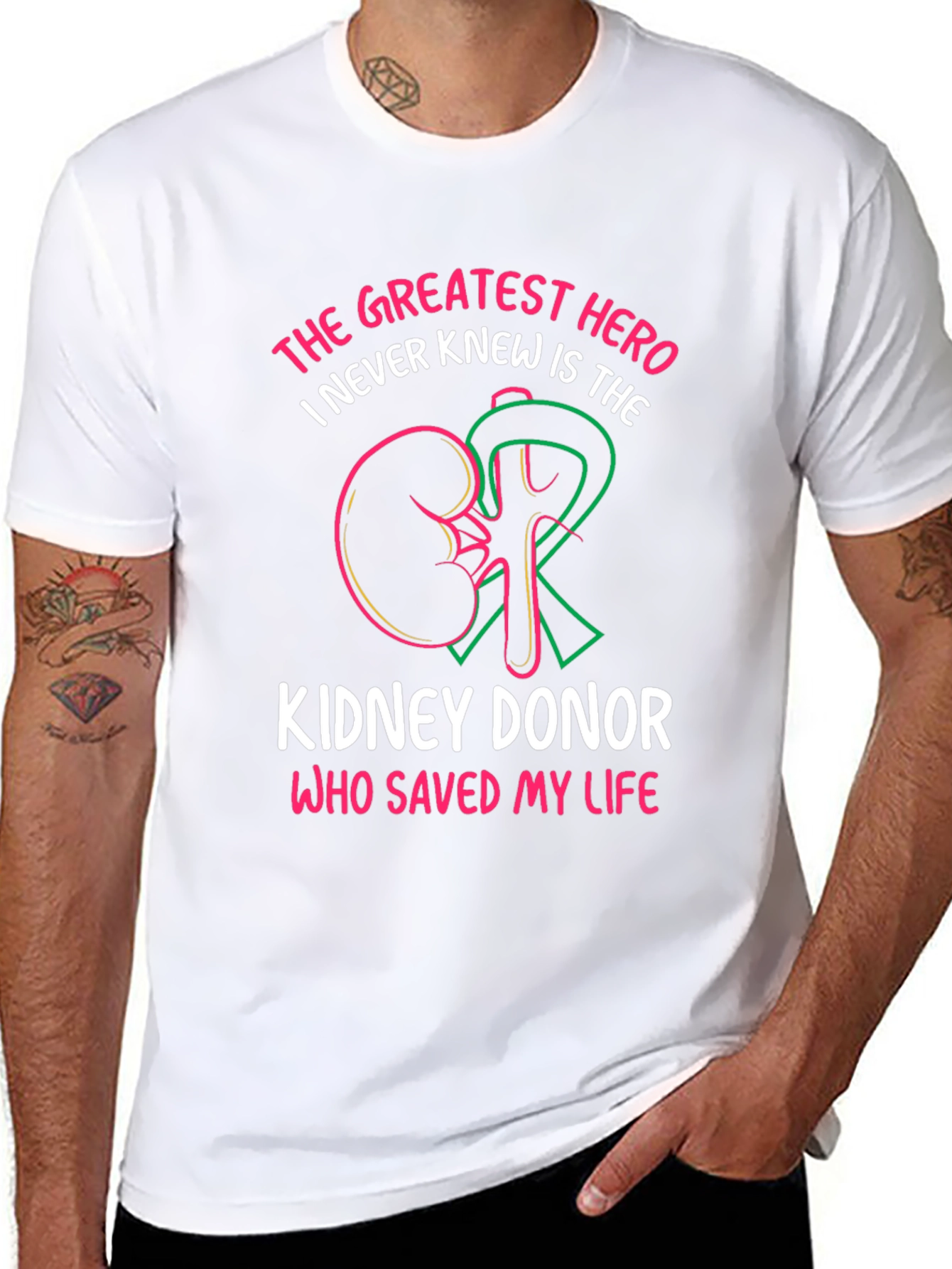 Kidney Donor Hero T-Shirt: Save a Life!