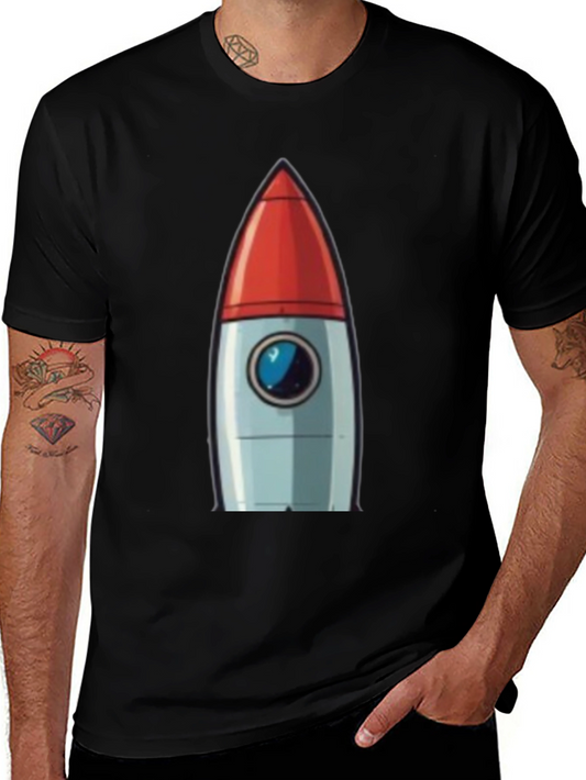 Retro Rocket T-Shirt - Blast Off in Style!