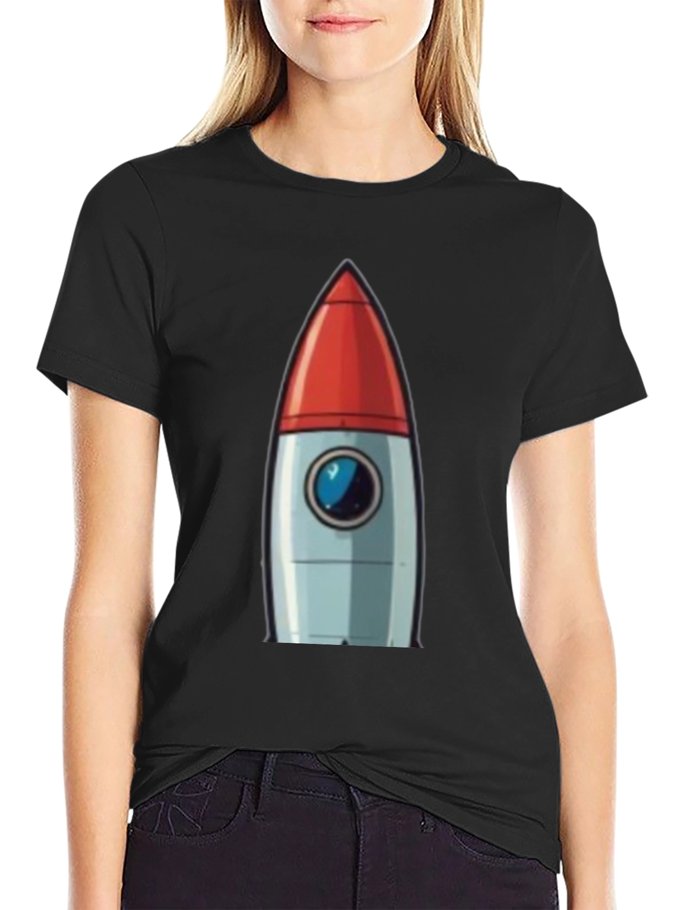 Retro Rocket T-Shirt - Blast Off in Style!