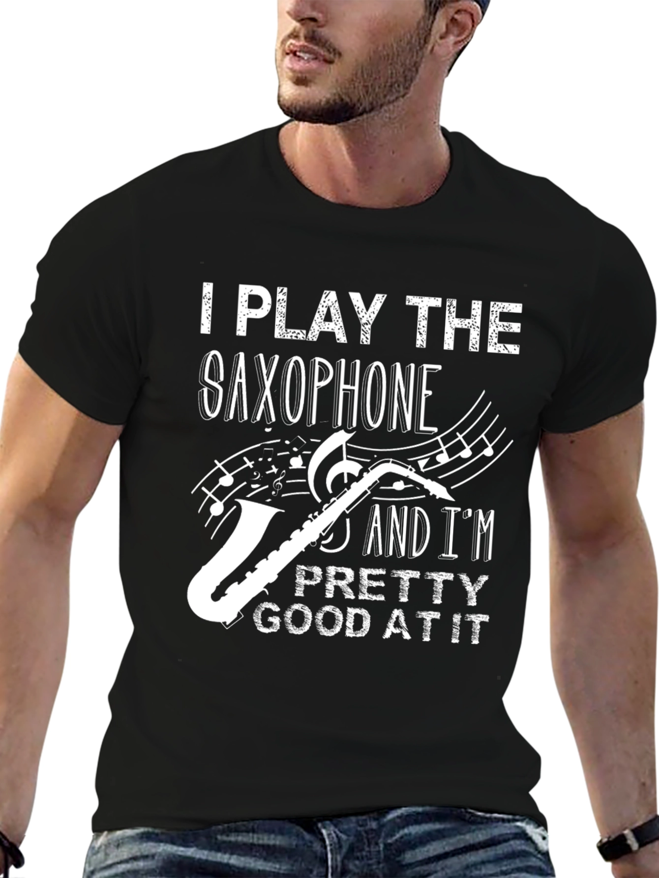 Saxophone Player T-Shirt - Music Lover Tee