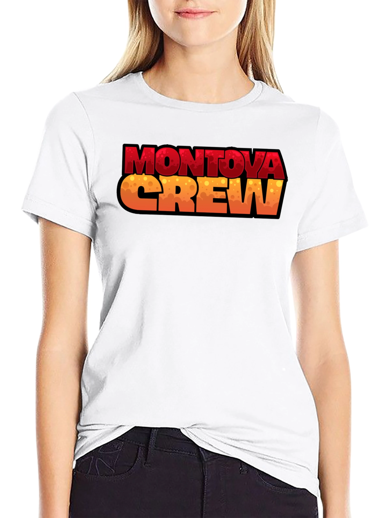 Montova Crew Graphic Tee - Black