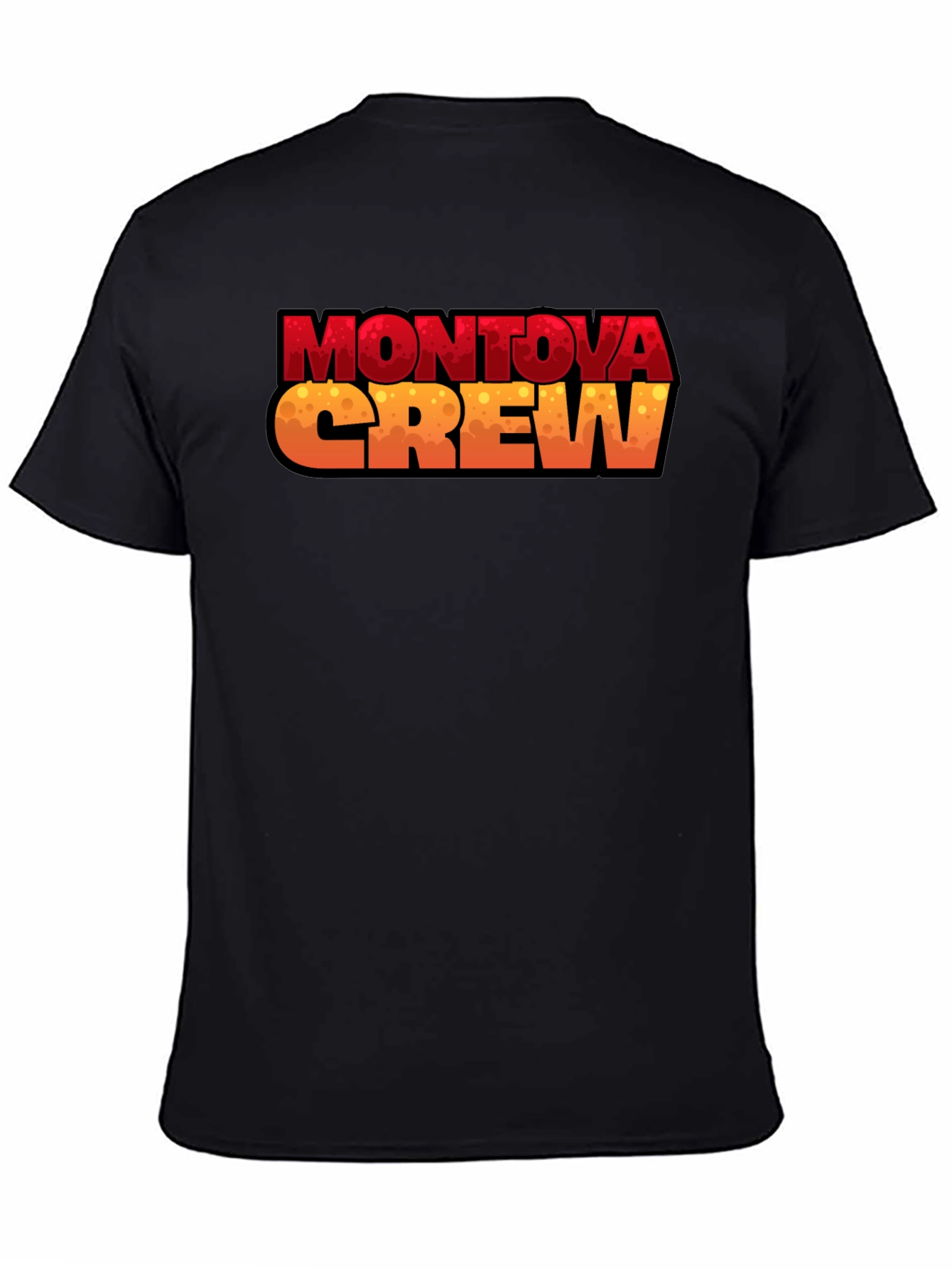 Montova Crew Graphic Tee - Black