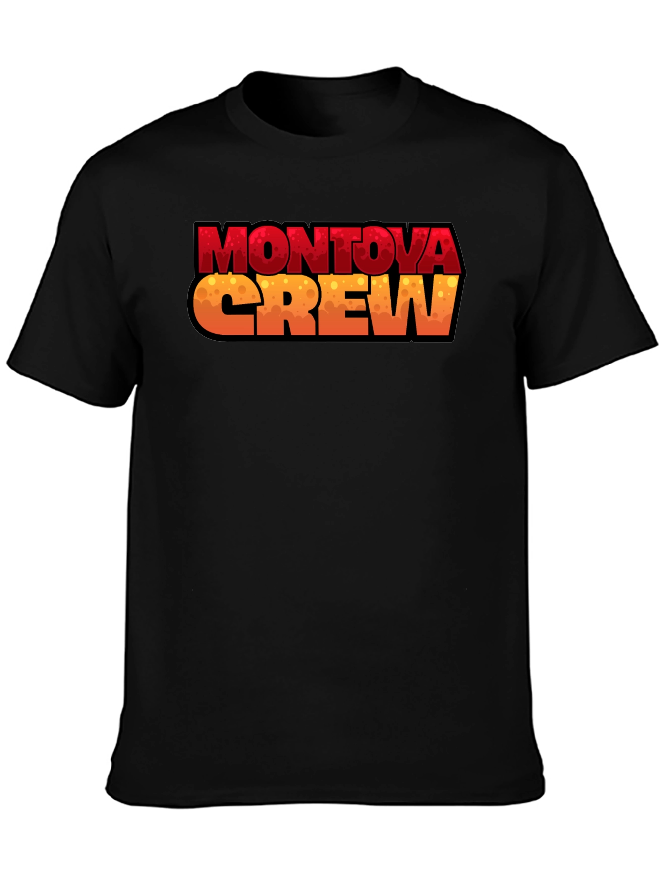 Montova Crew Graphic Tee - Black