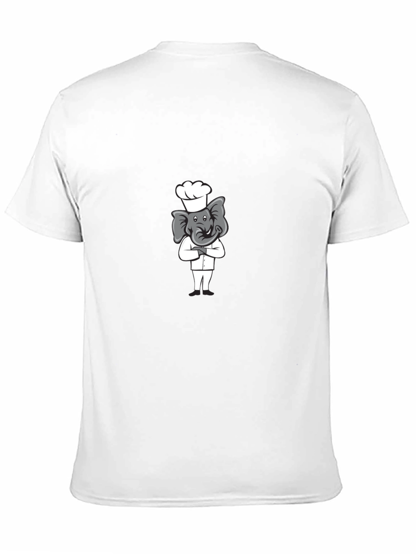 Chef Elephant T-Shirt - Cute Cartoon Design