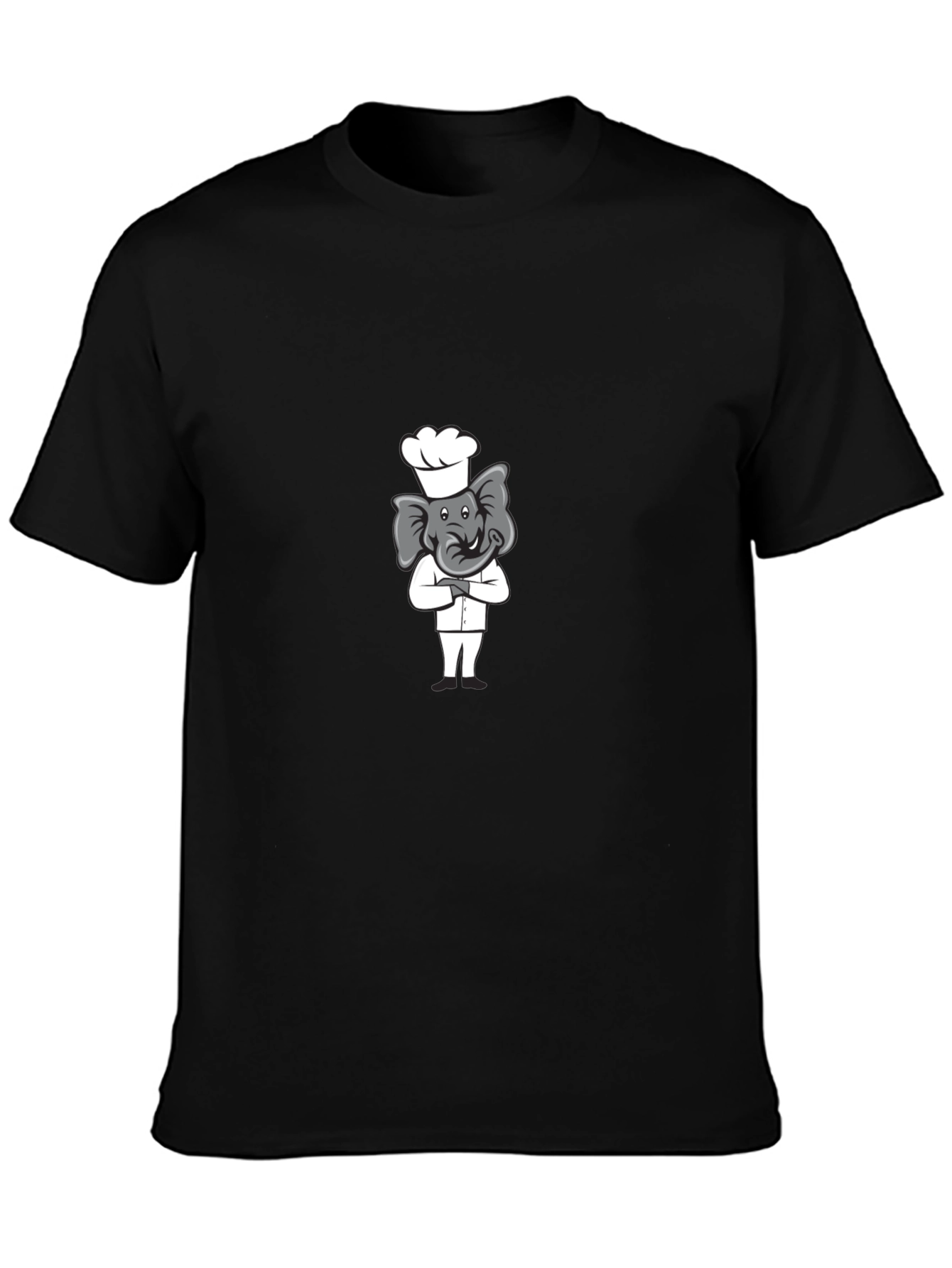 Chef Elephant T-Shirt - Cute Cartoon Design