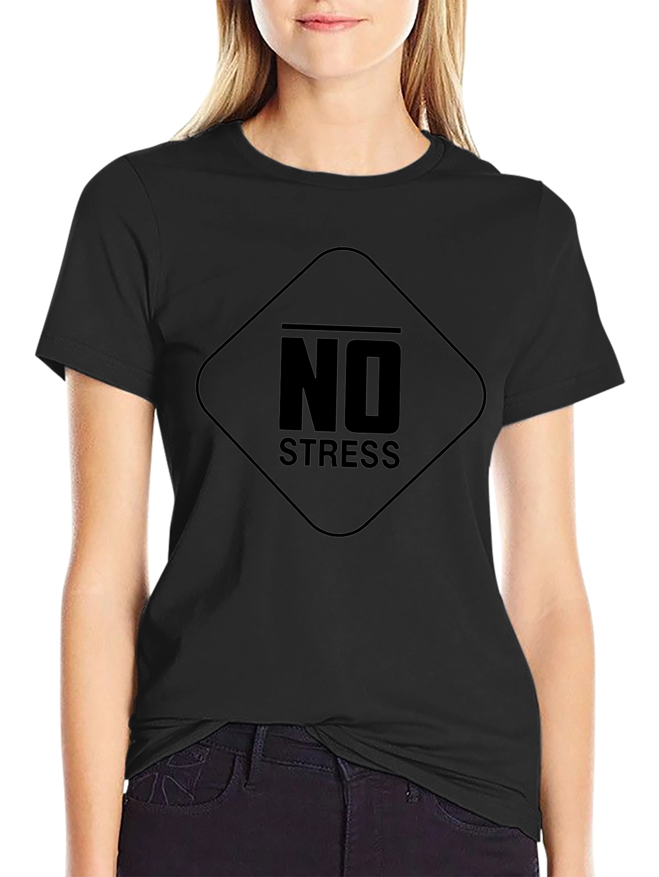 No Stress Graphic Tee - Relaxed Fit