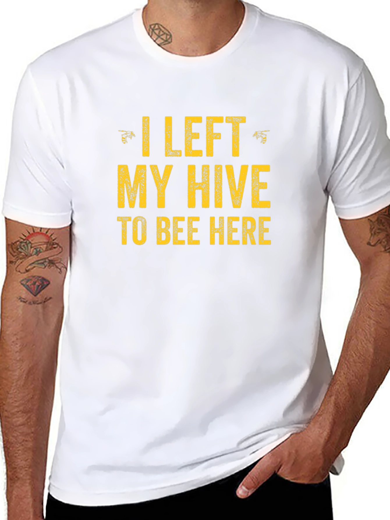 Funny I Left My Hive Graphic Tee