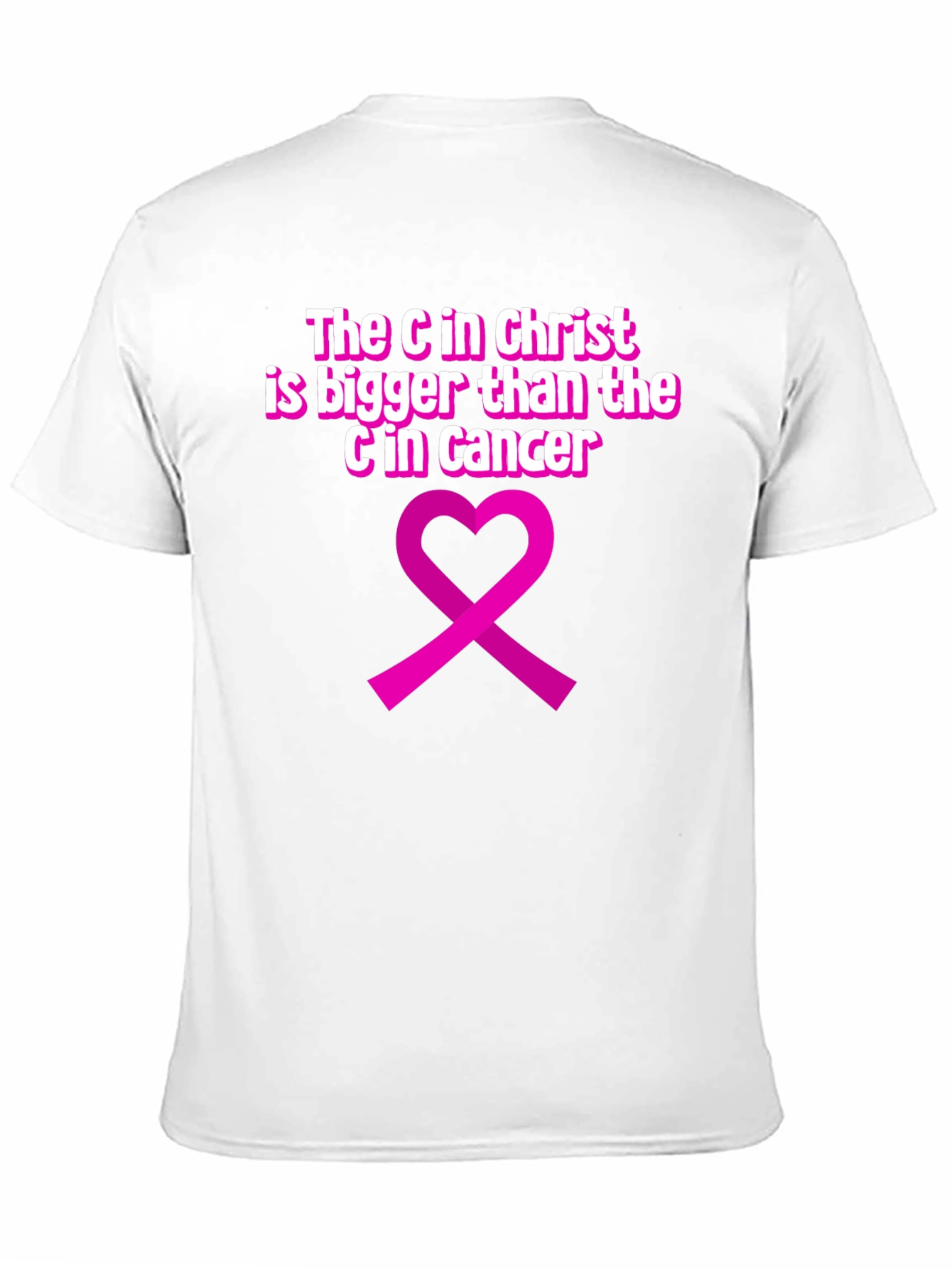 Faith Over Fear T-Shirt Cancer Awareness Tee