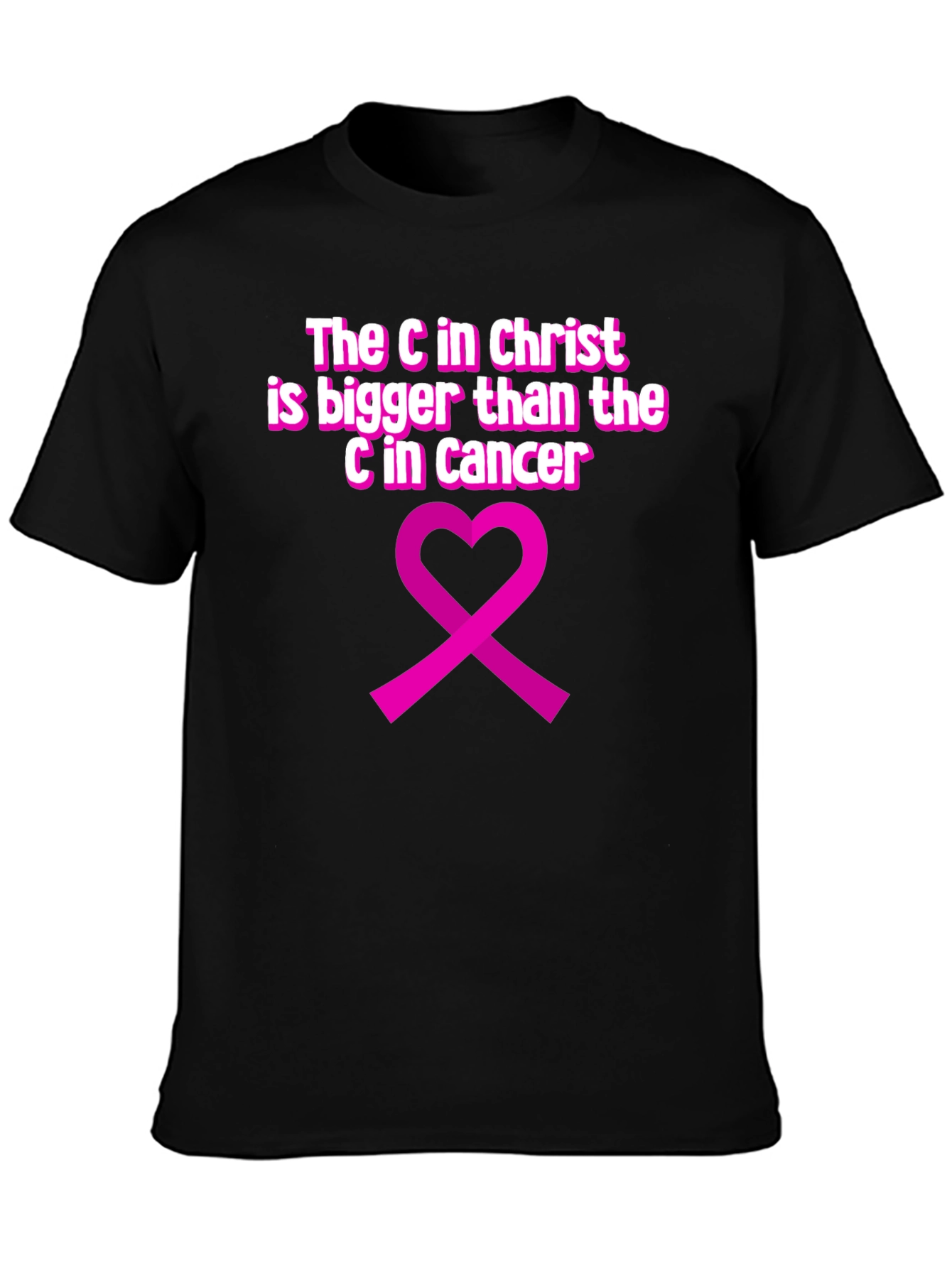 Faith Over Fear T-Shirt Cancer Awareness Tee