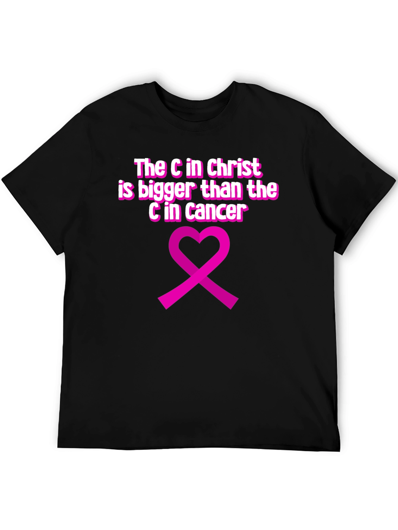 Faith Over Fear T-Shirt Cancer Awareness Tee