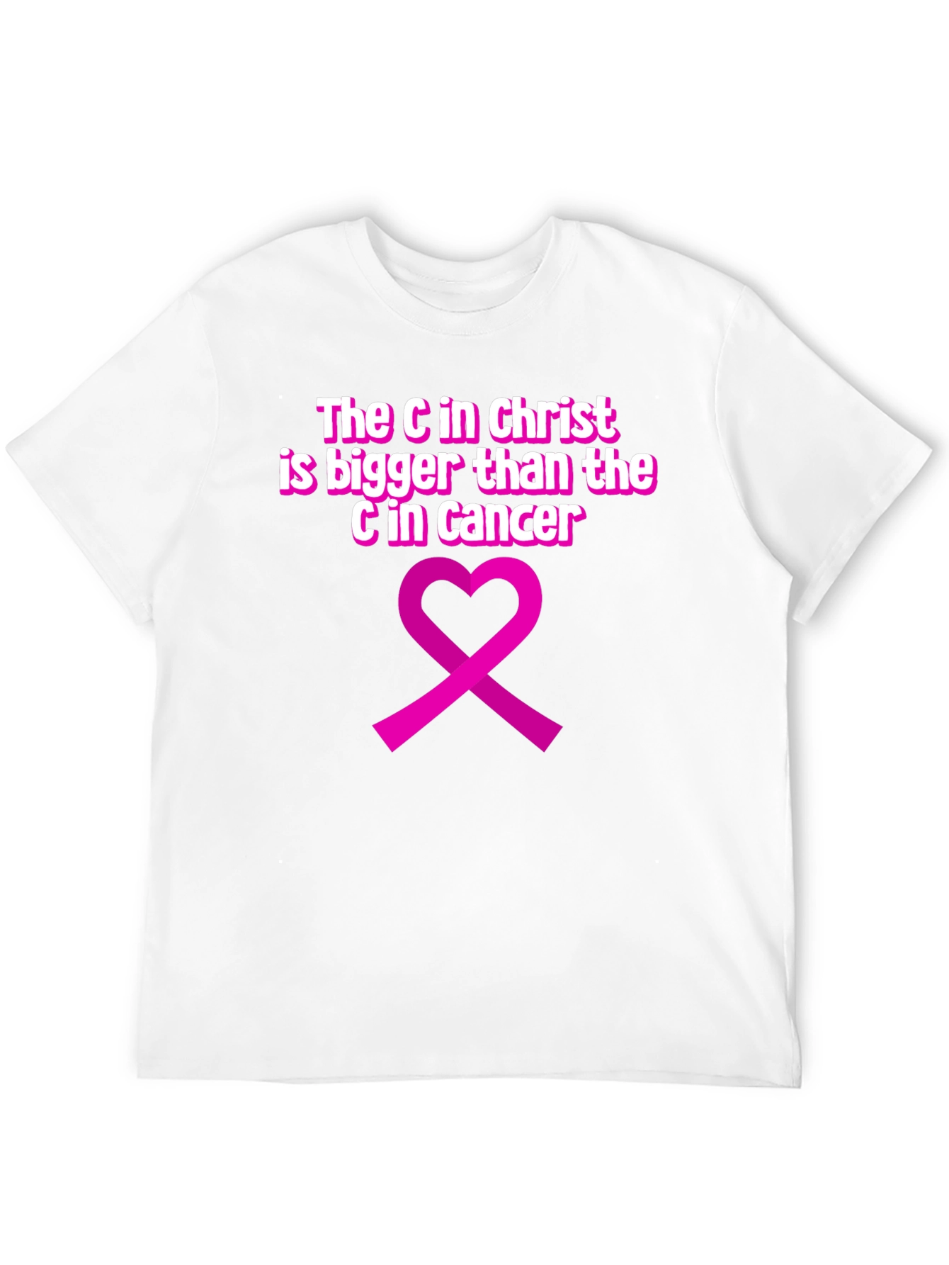 Faith Over Fear T-Shirt Cancer Awareness Tee