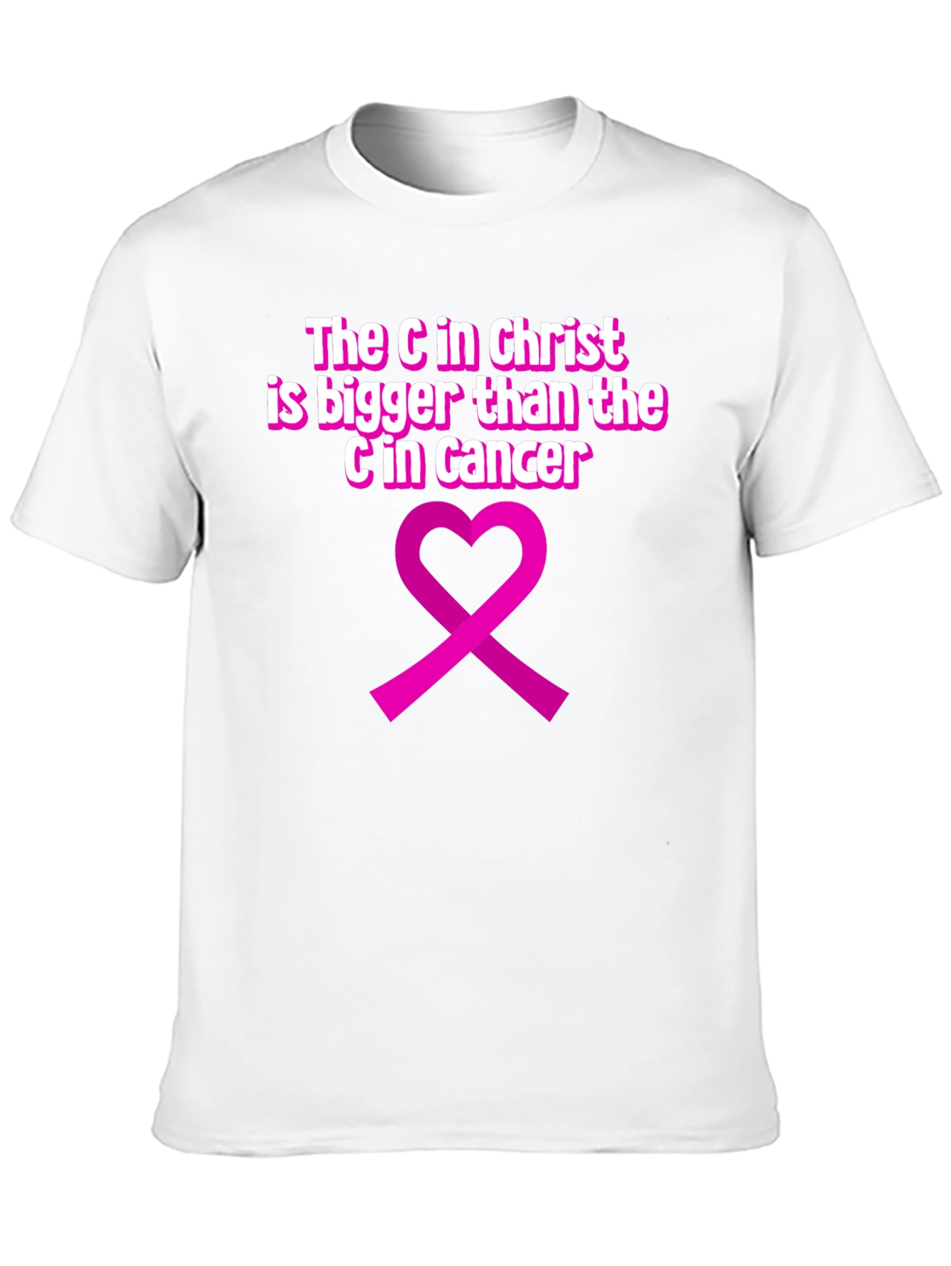 Faith Over Fear T-Shirt Cancer Awareness Tee