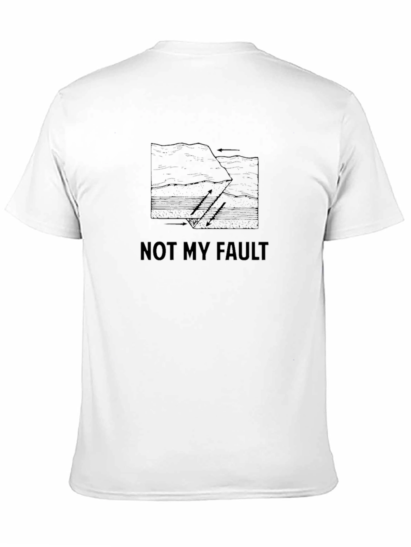 Not My Fault Graphic Tee - Black