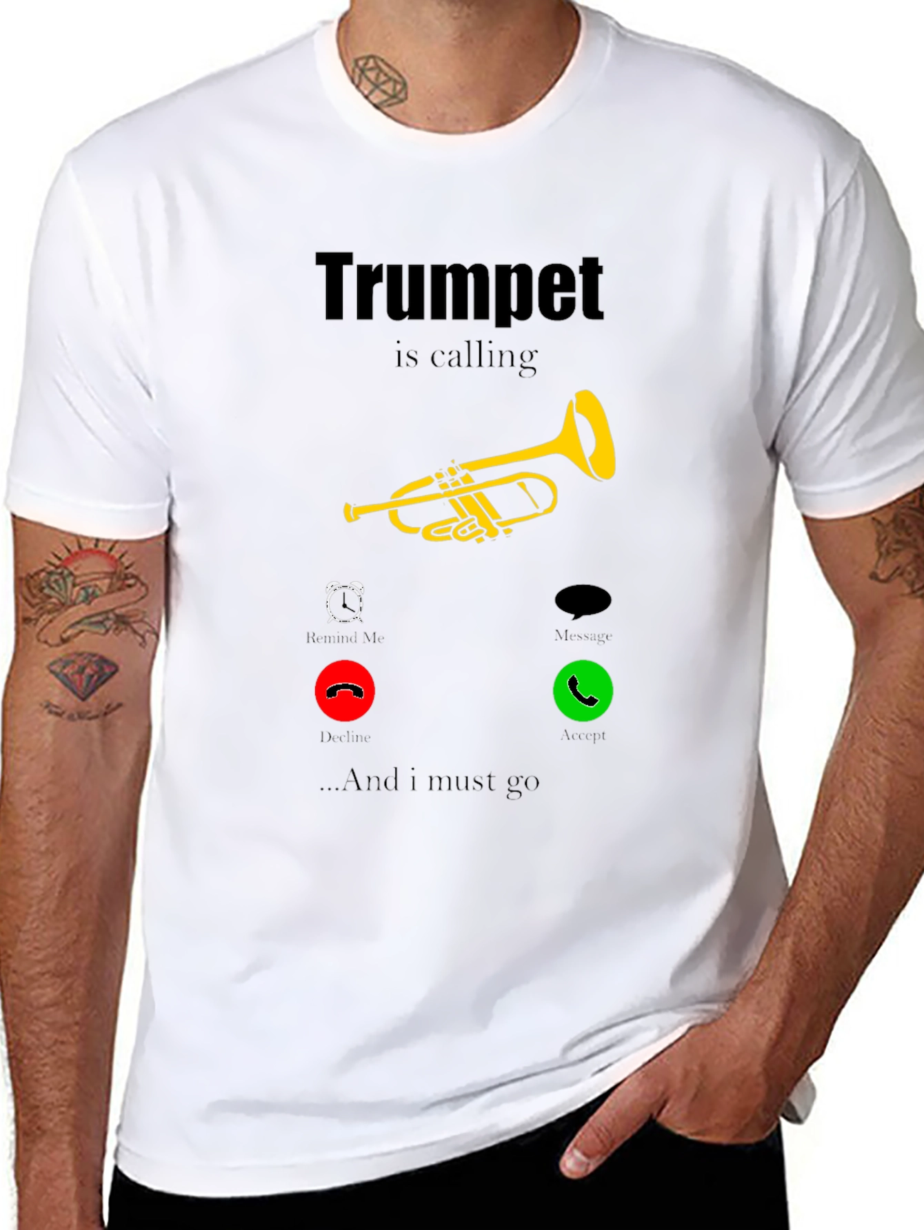 Trumpet is Calling T-Shirt - Musician Humor