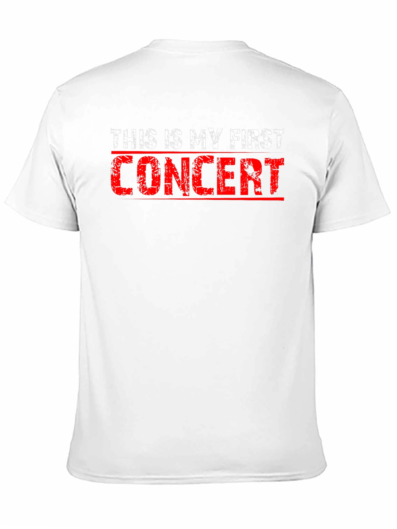 First Concert Graphic Tee - Trendy Black T-Shirt