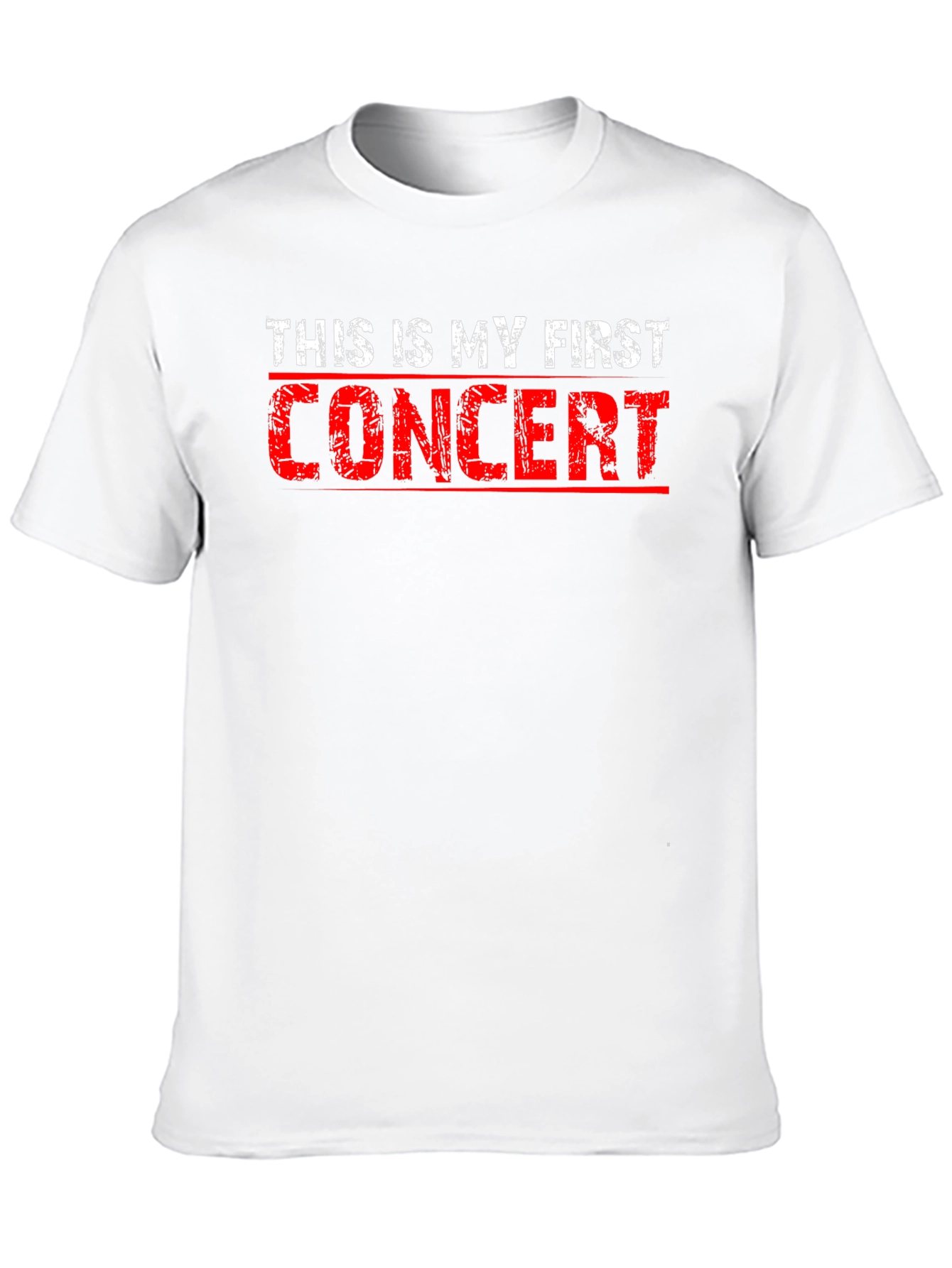 First Concert Graphic Tee - Trendy Black T-Shirt