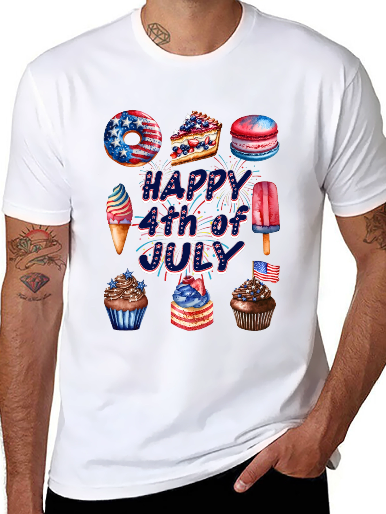 Festive 4th of July Sweets T-Shirt