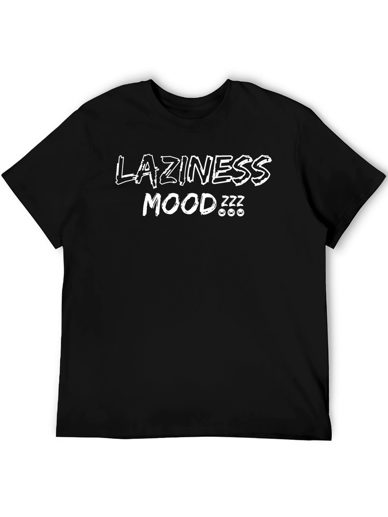 Laziness Mood Graphic T-Shirt - Relaxed Fit