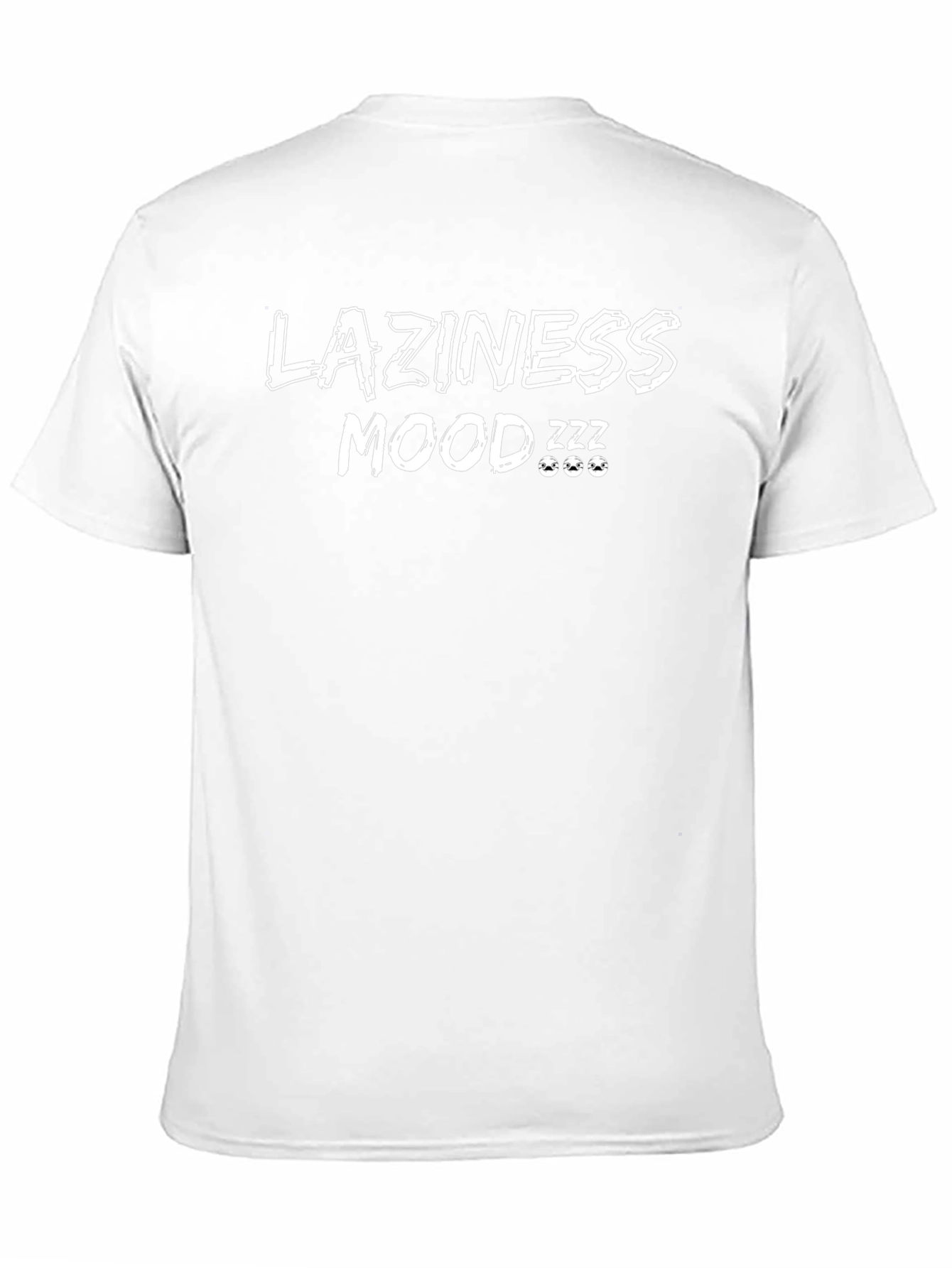 Laziness Mood Graphic T-Shirt - Relaxed Fit