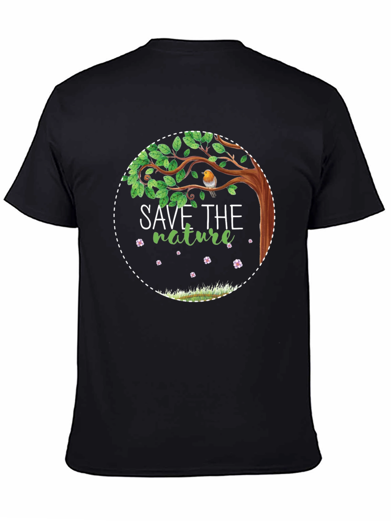 Save the Nature Graphic Tee - Eco-Friendly Design