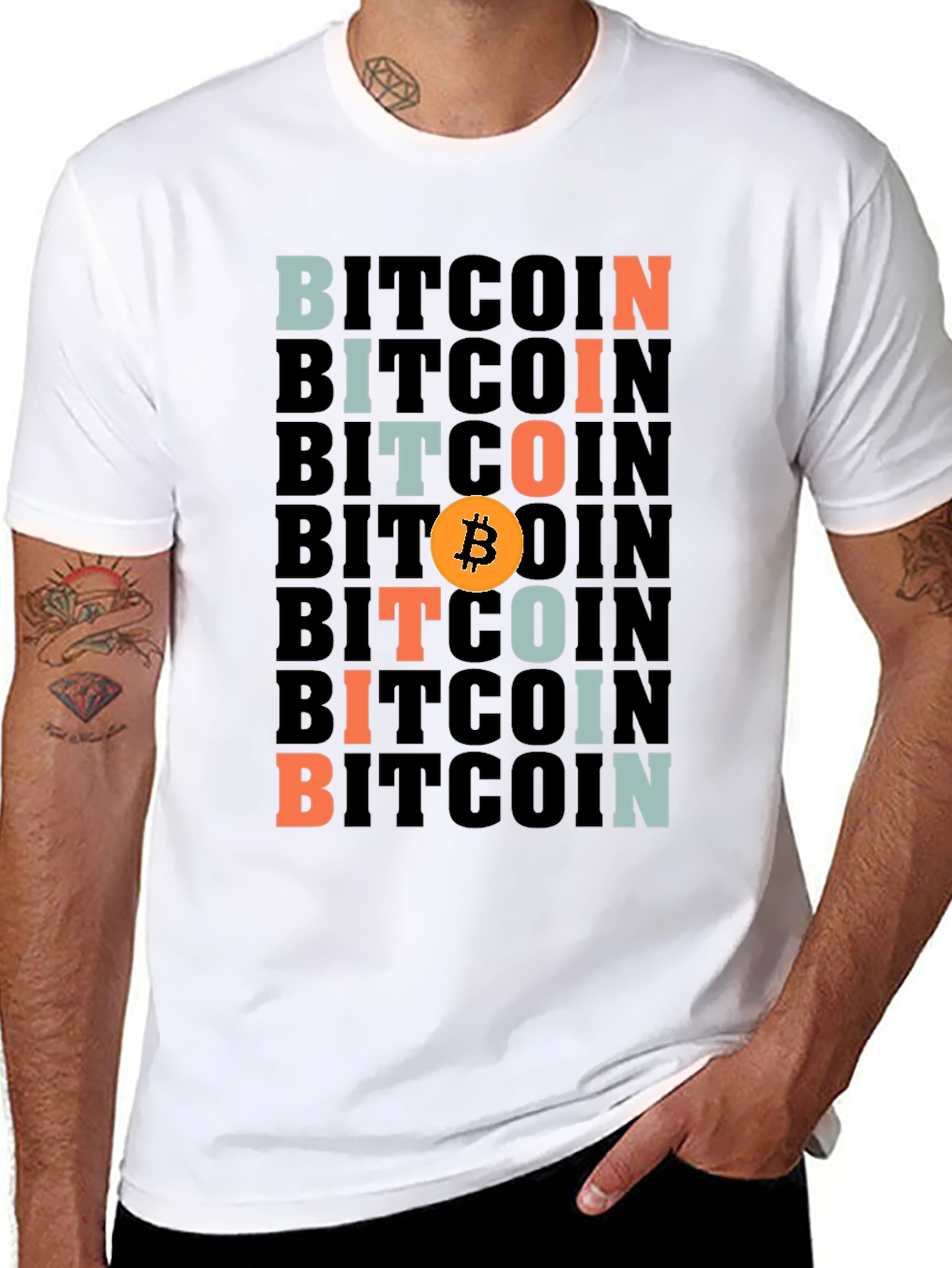 Bitcoin Crypto Tee - Stylish Blockchain Graphic Tee