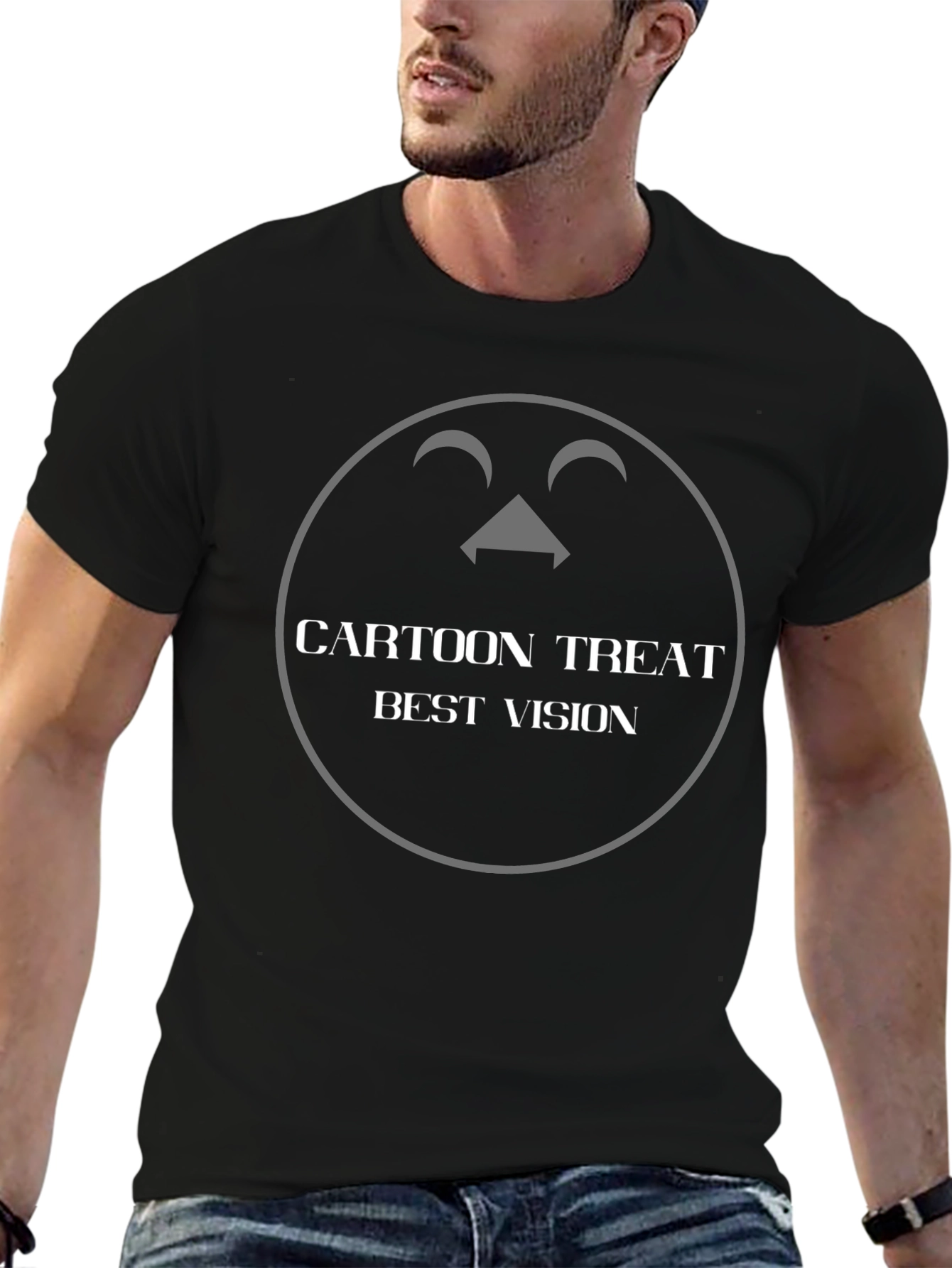 Cartoon Treat Best Vision Graphic T-Shirt