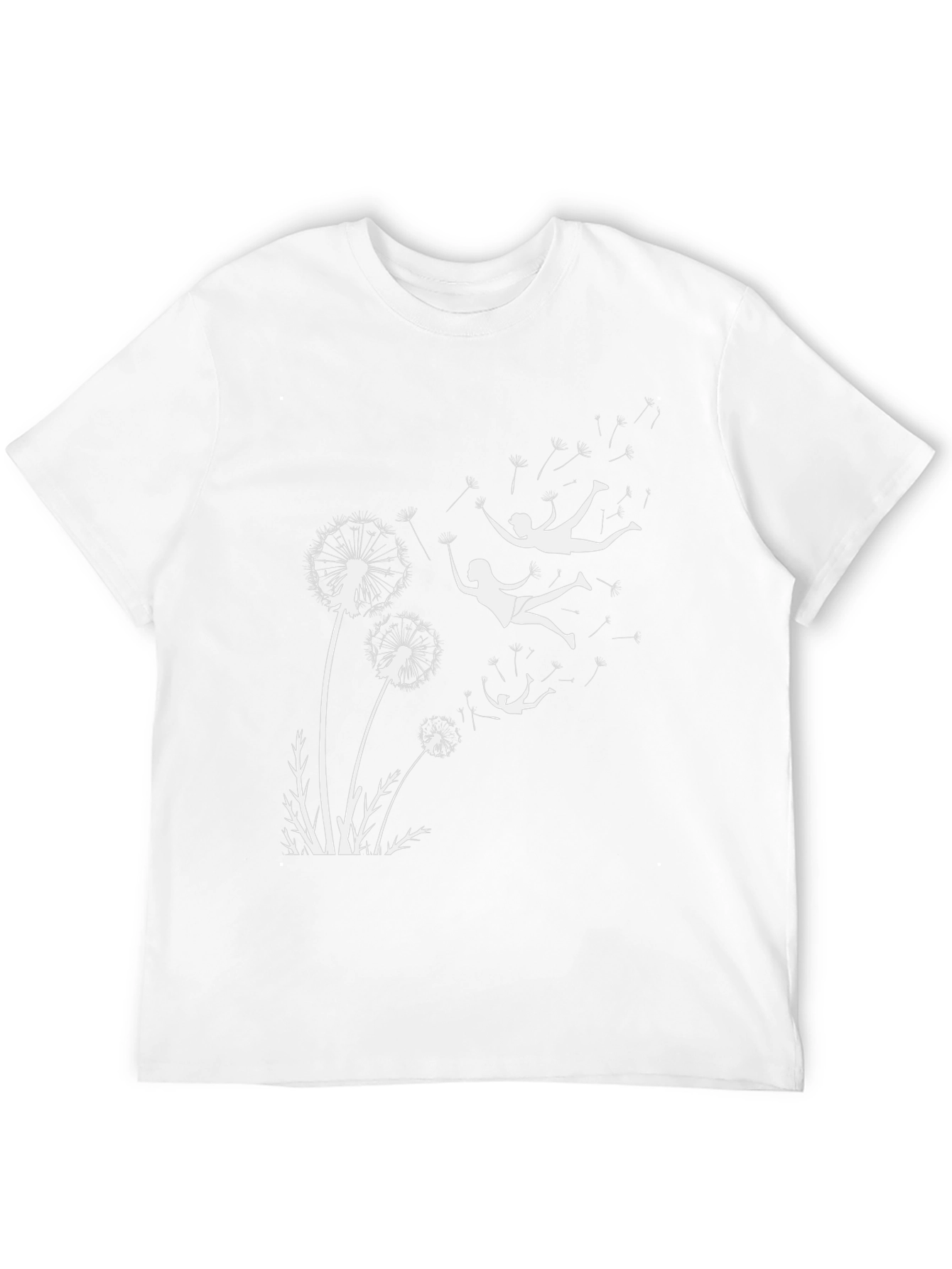 Dandelion Dreams Graphic Tee - Black