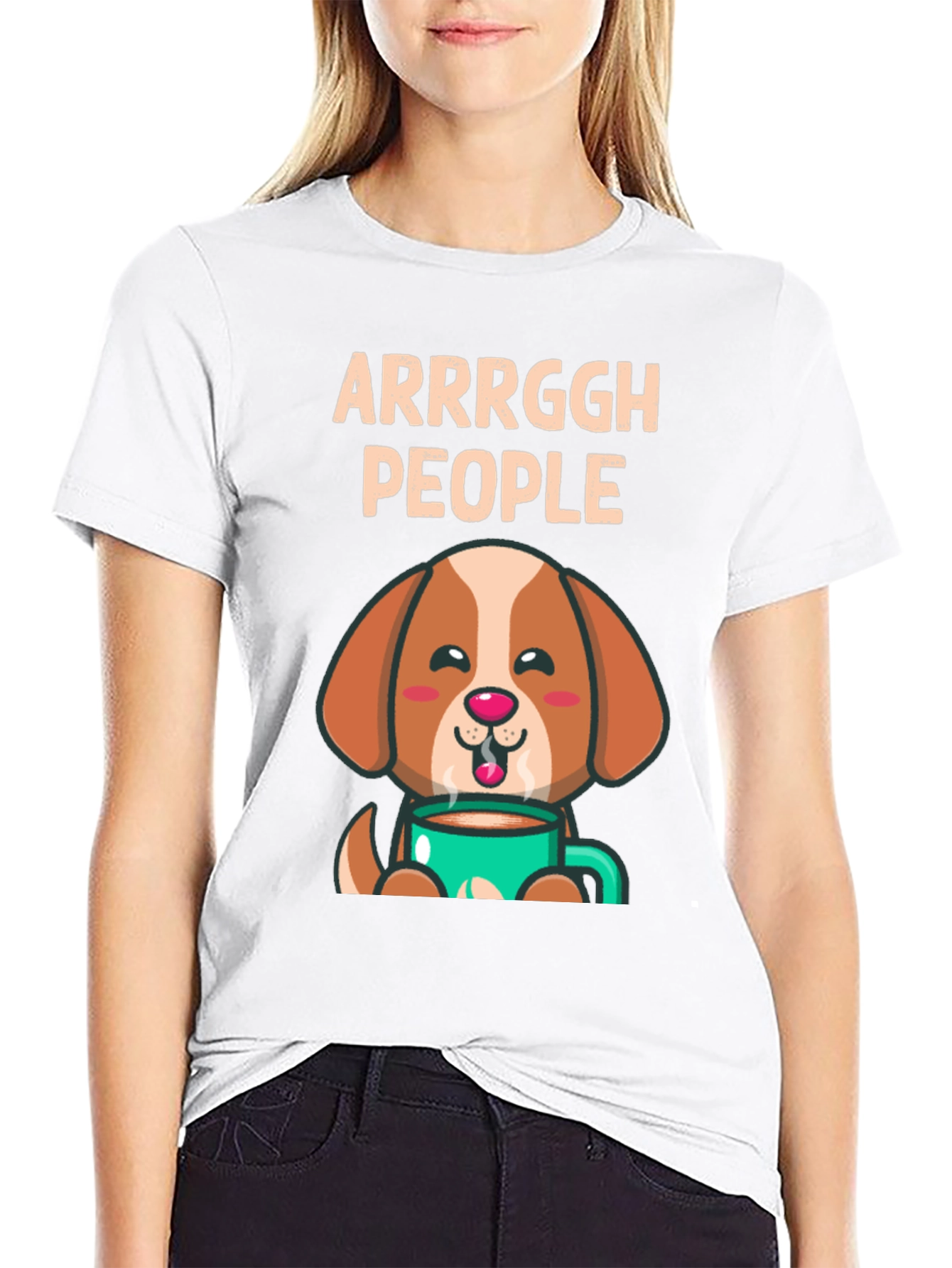 Arrrggh People Dog Coffee T-Shirt