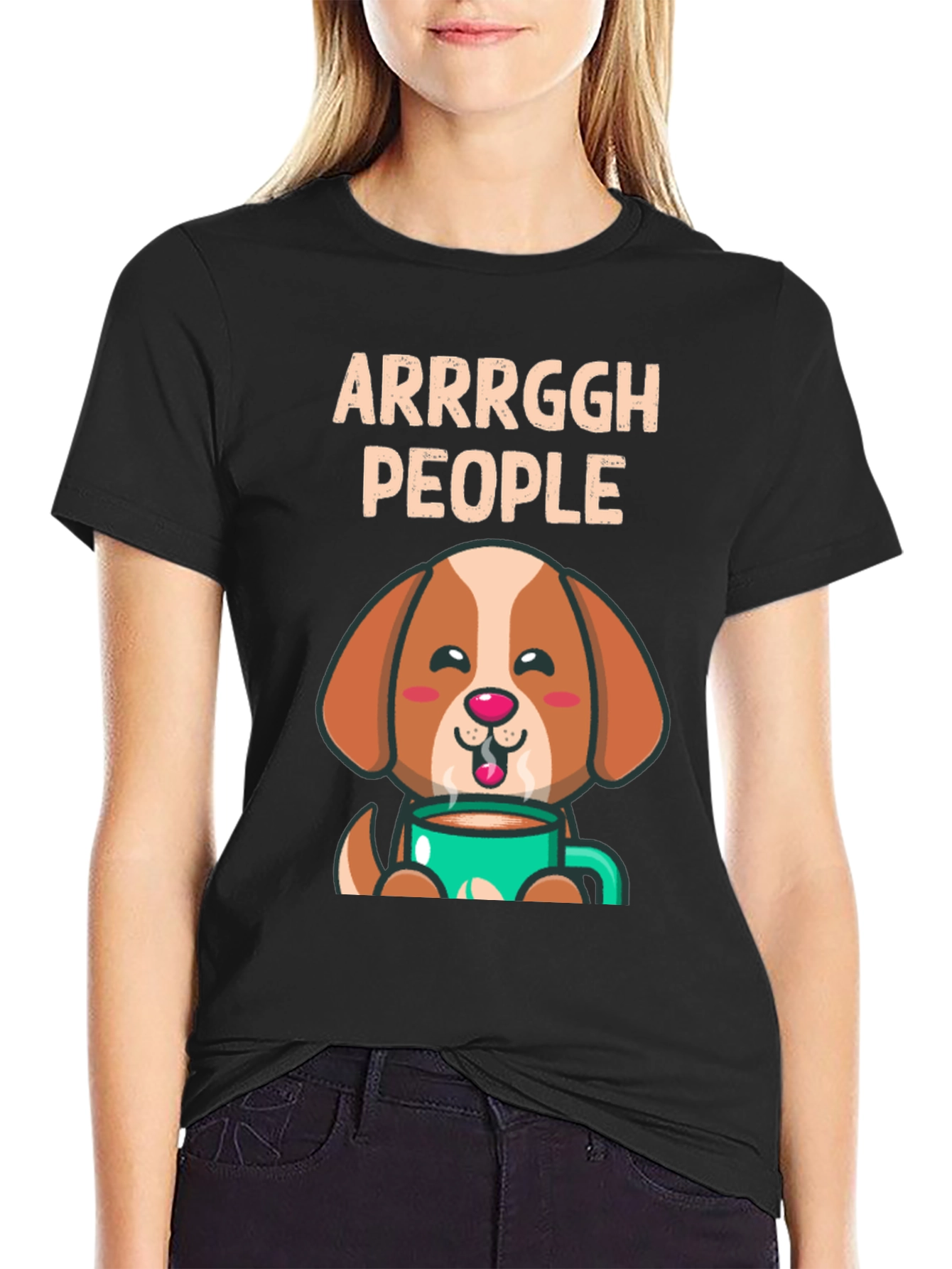 Arrrggh People Dog Coffee T-Shirt