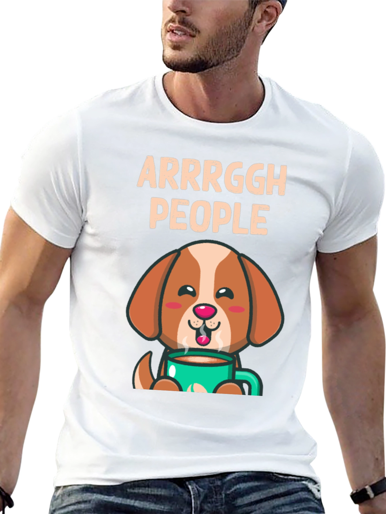Arrrggh People Dog Coffee T-Shirt