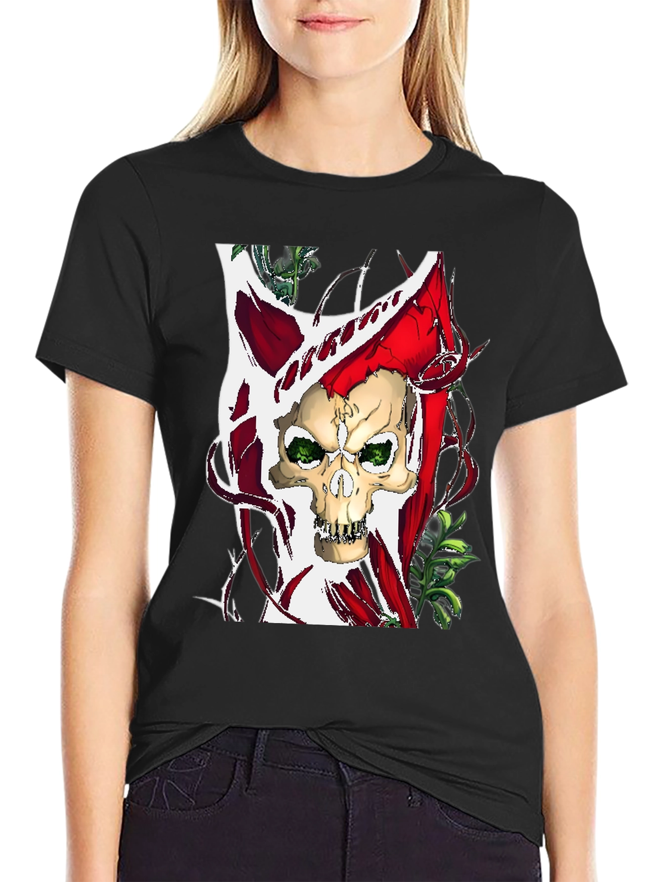 Skull Graphic T-Shirt - Edgy Style