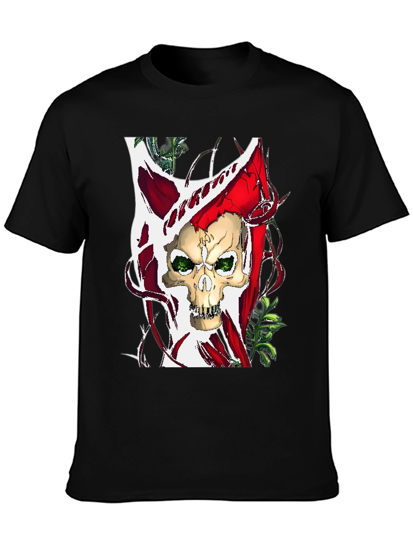Skull Graphic T-Shirt - Edgy Style