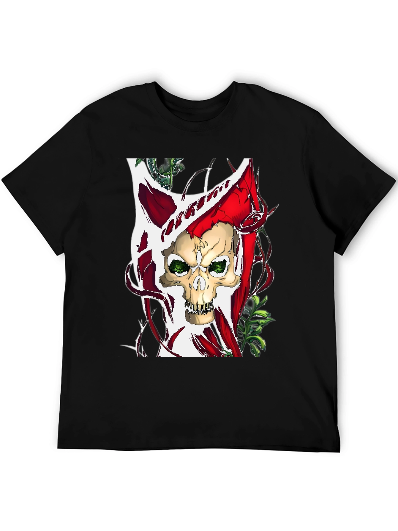 Skull Graphic T-Shirt - Edgy Style
