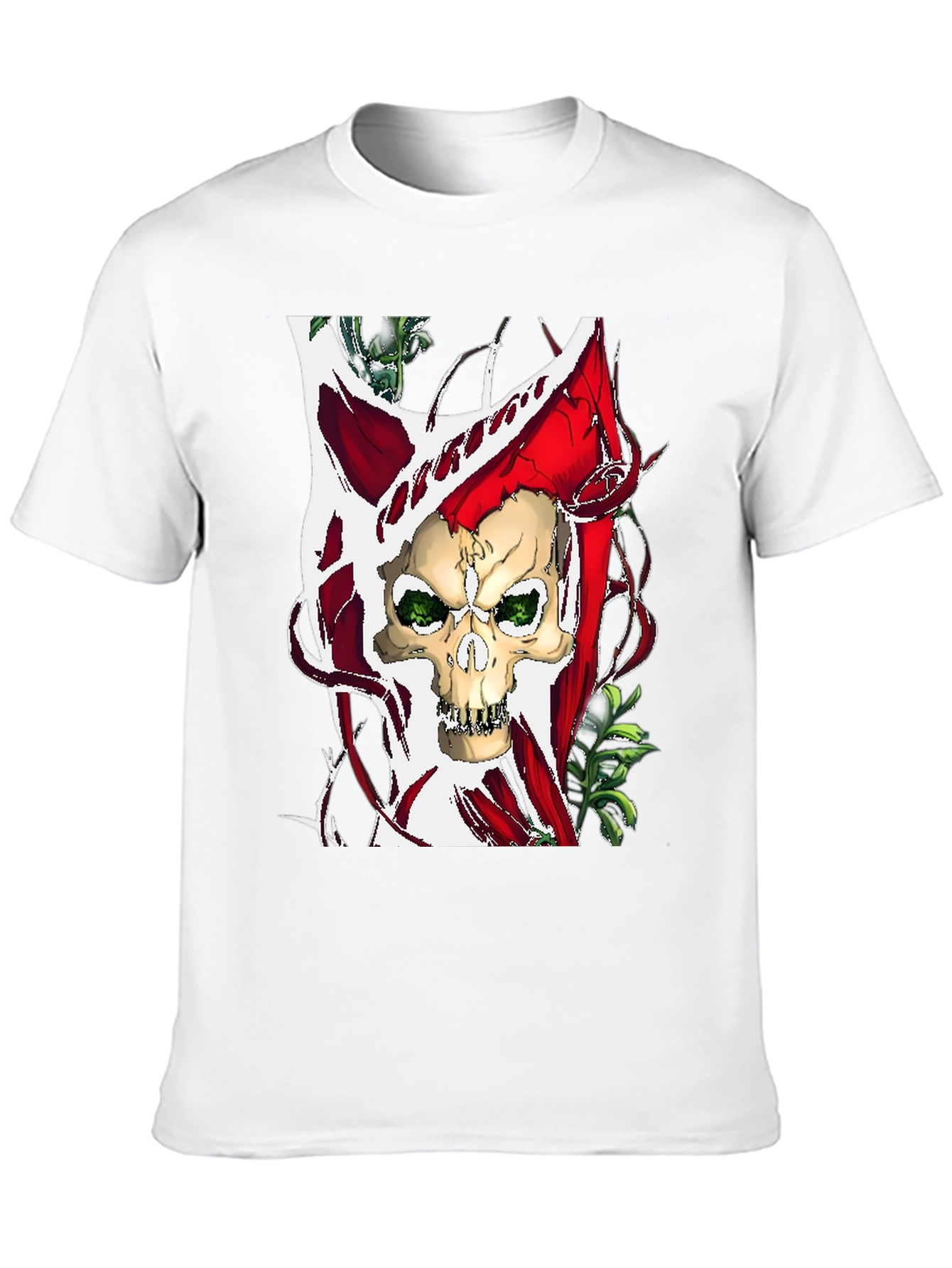 Skull Graphic T-Shirt - Edgy Style