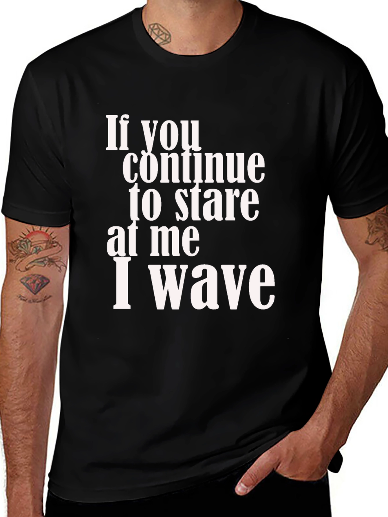Funny I Wave Graphic T-Shirt
